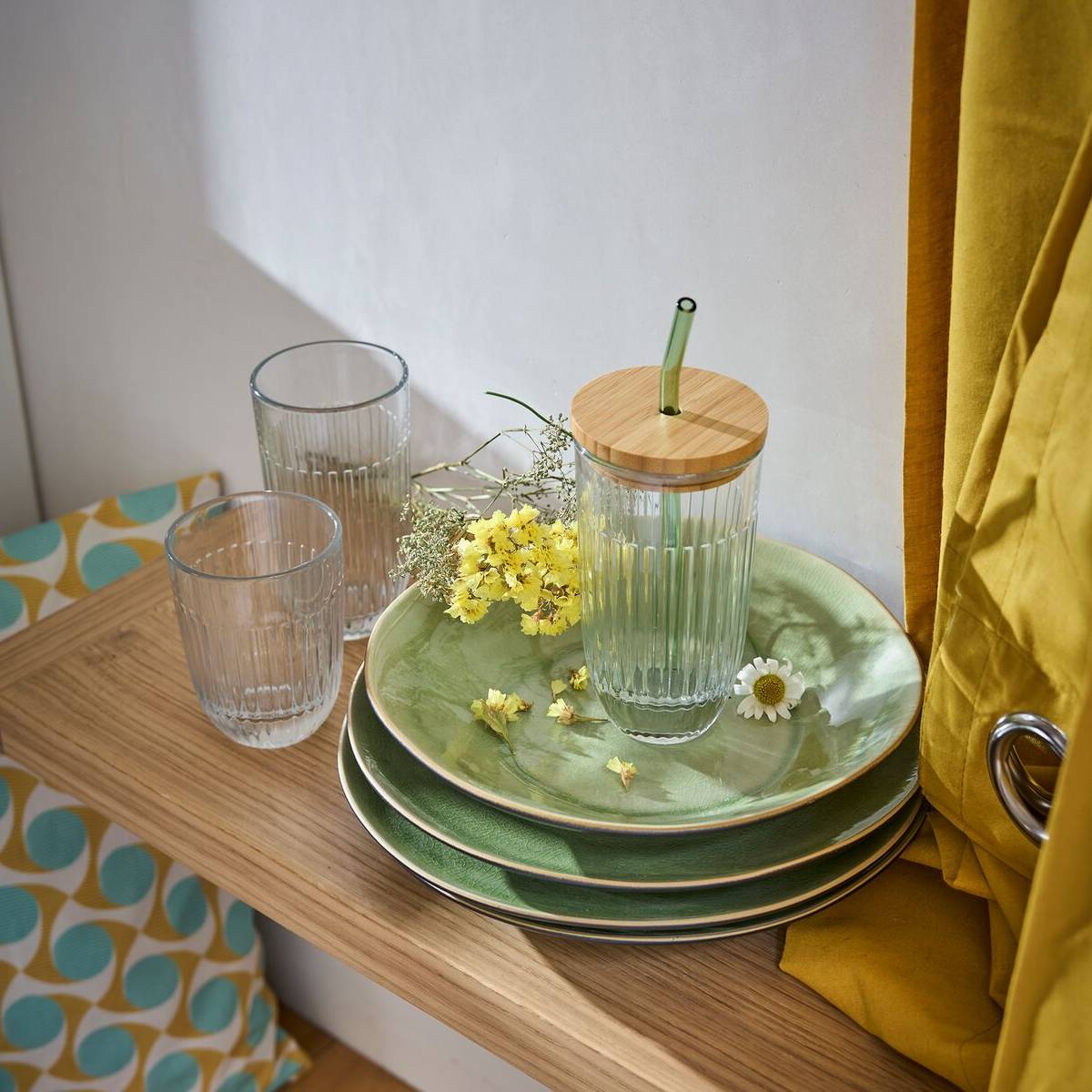 Lot de 6 assiettes plates Riviera Lot de 6 assiettes plates Riviera
