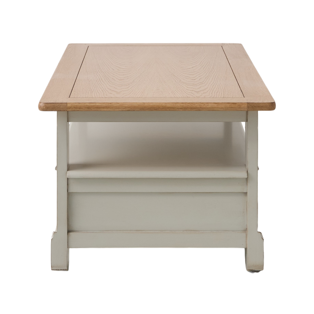 Table basse bois massif 2 tiroirs Embellie Table basse bois massif 2 tiroirs Embellie