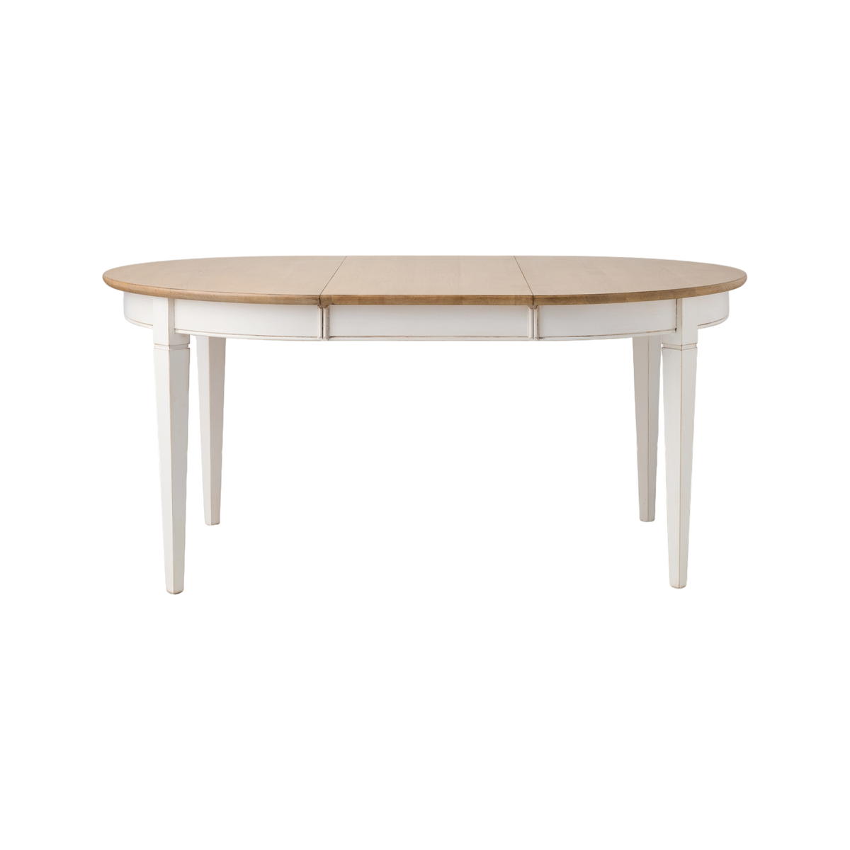 Table à manger ronde extensible bois massif 4 à 8 personnes Embellie Table à manger ronde extensible bois massif 4 à 8 personnes Embellie