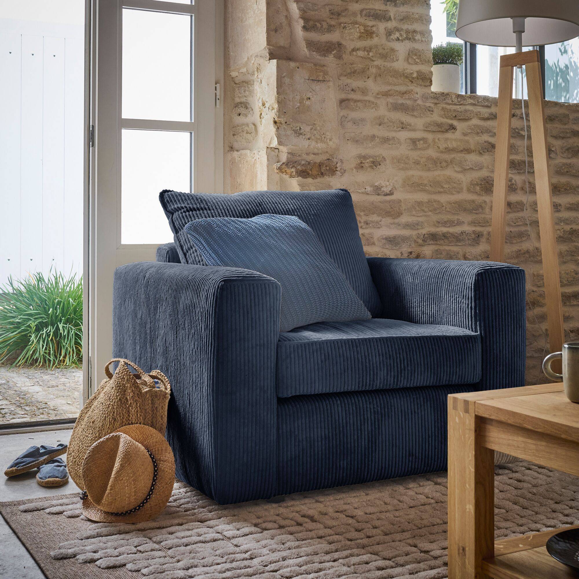 Fauteuil Velours CôTelé Otto-image