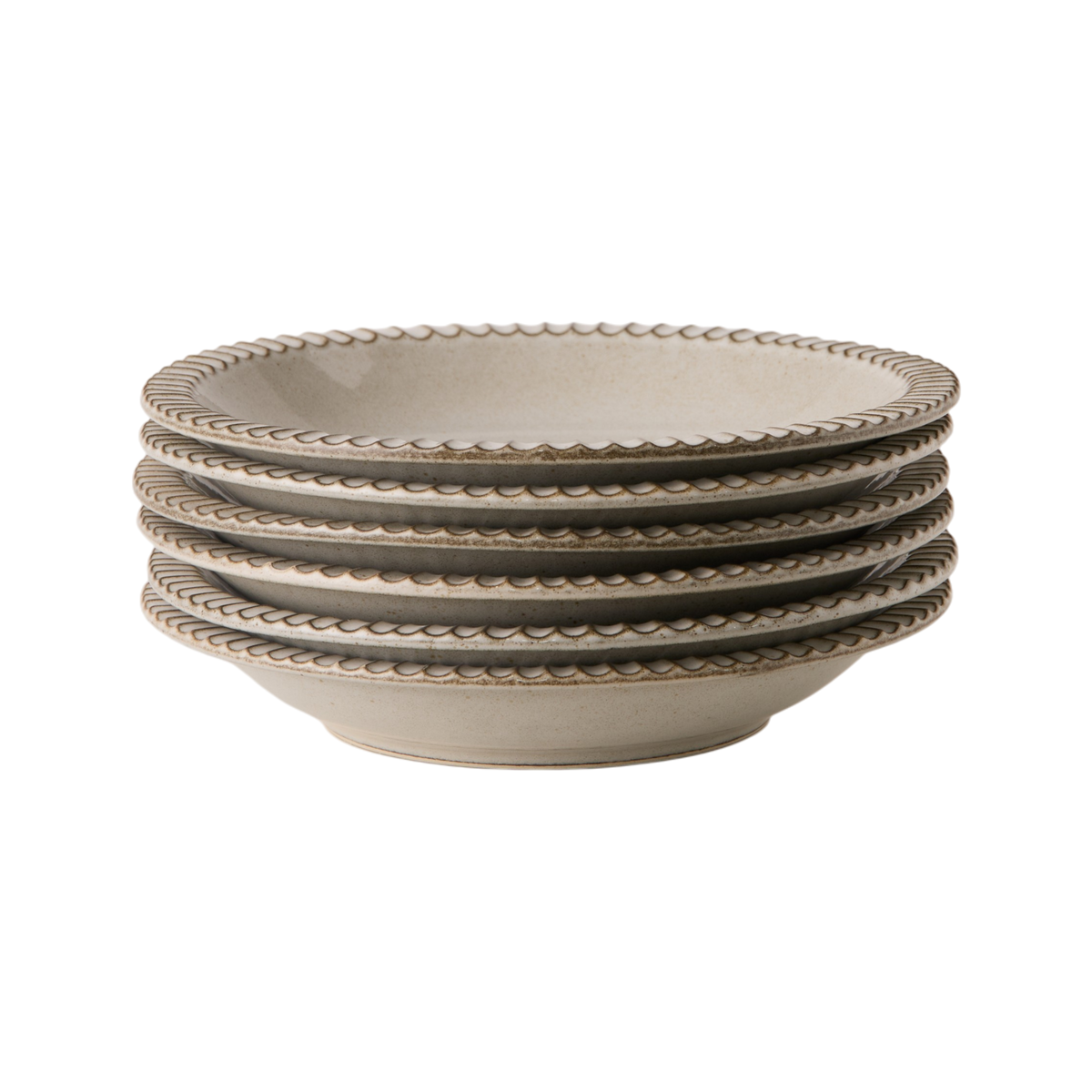 Lot de 6 Assiettes creuses à corolle Canelada Lot de 6 Assiettes creuses à corolle Canelada