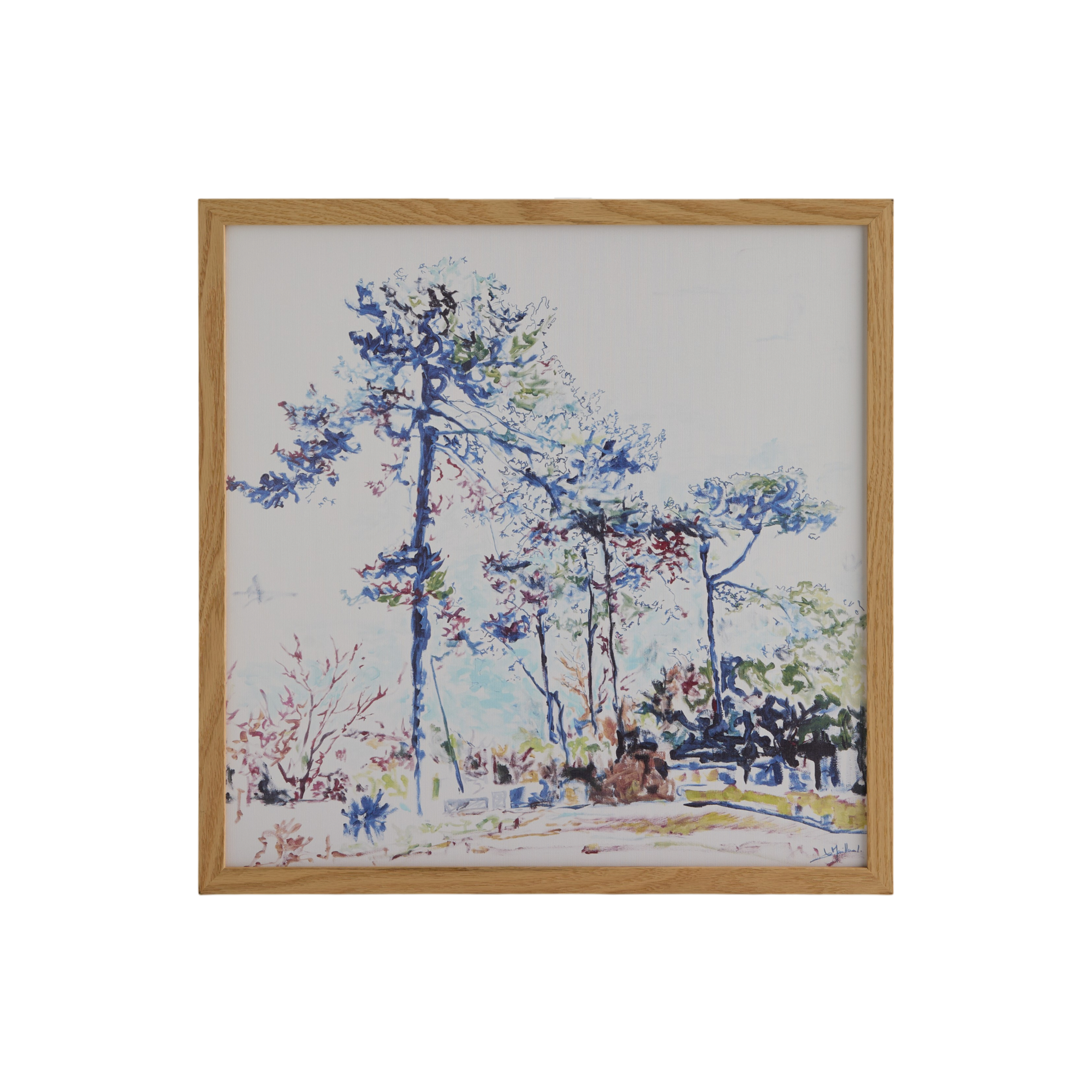 Tableau Saint-Trojan 50 x 50 cm