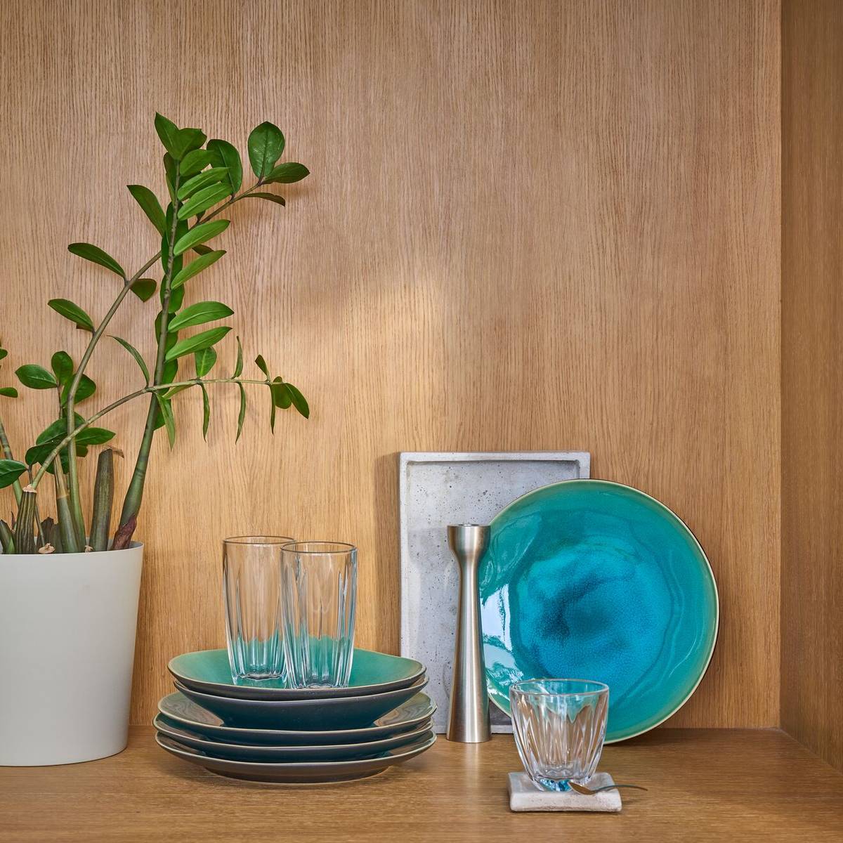 Lot de 6 assiettes plates Riviera Lot de 6 assiettes plates Riviera