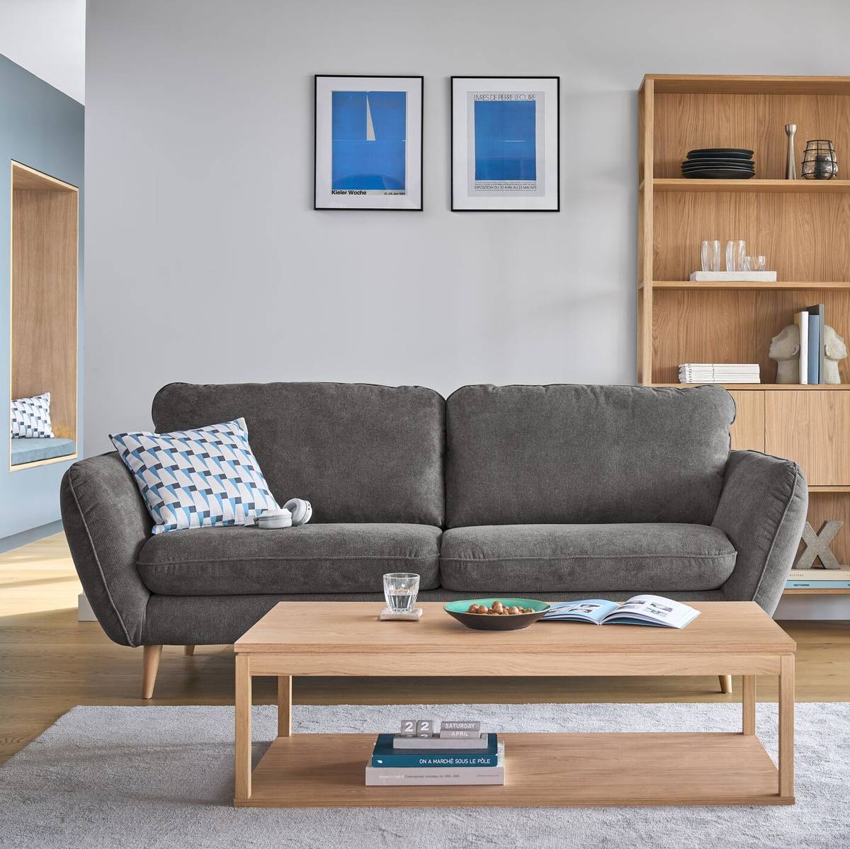 Canapé tissu structuré Persson Canapé tissu structuré Persson