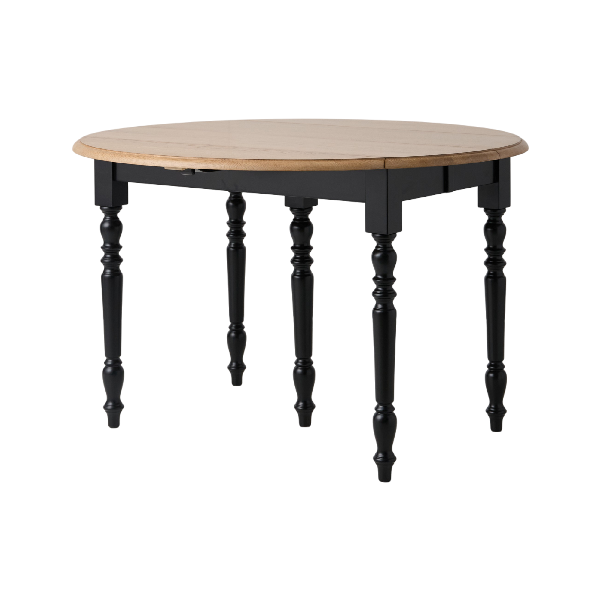 Table à manger à volets extensible bois  massif 4 à 8 personnes Embellie CAMIF