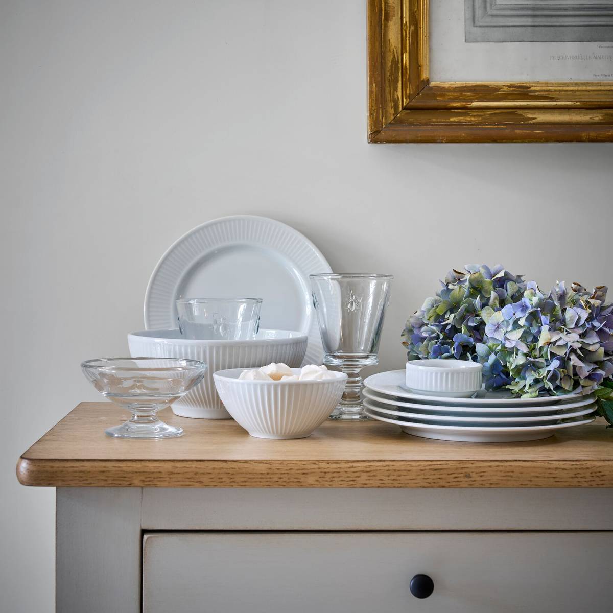 Lot de 6 Assiettes plates Plissé Lot de 6 Assiettes plates Plissé