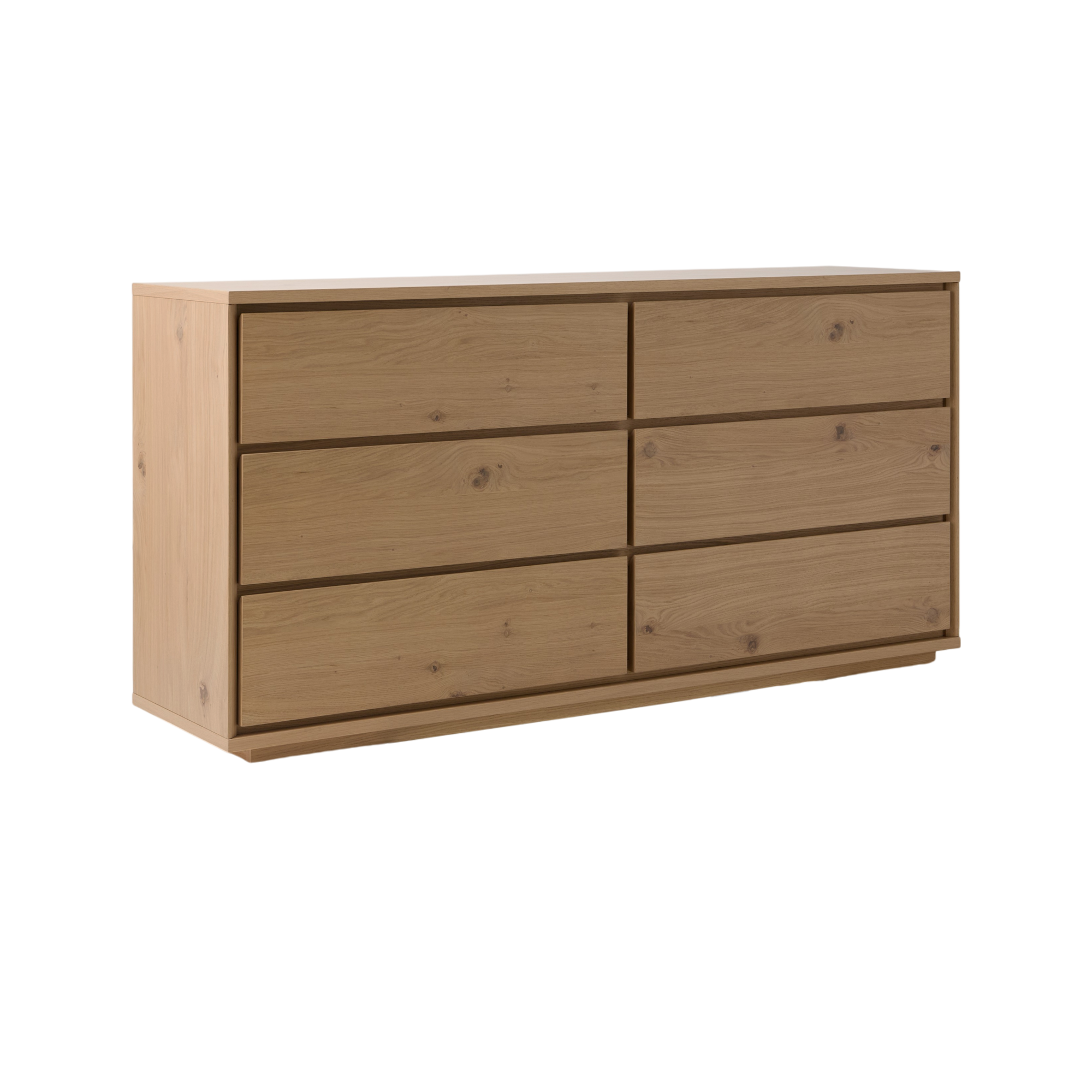Commode 6 tiroirs bois Albin
