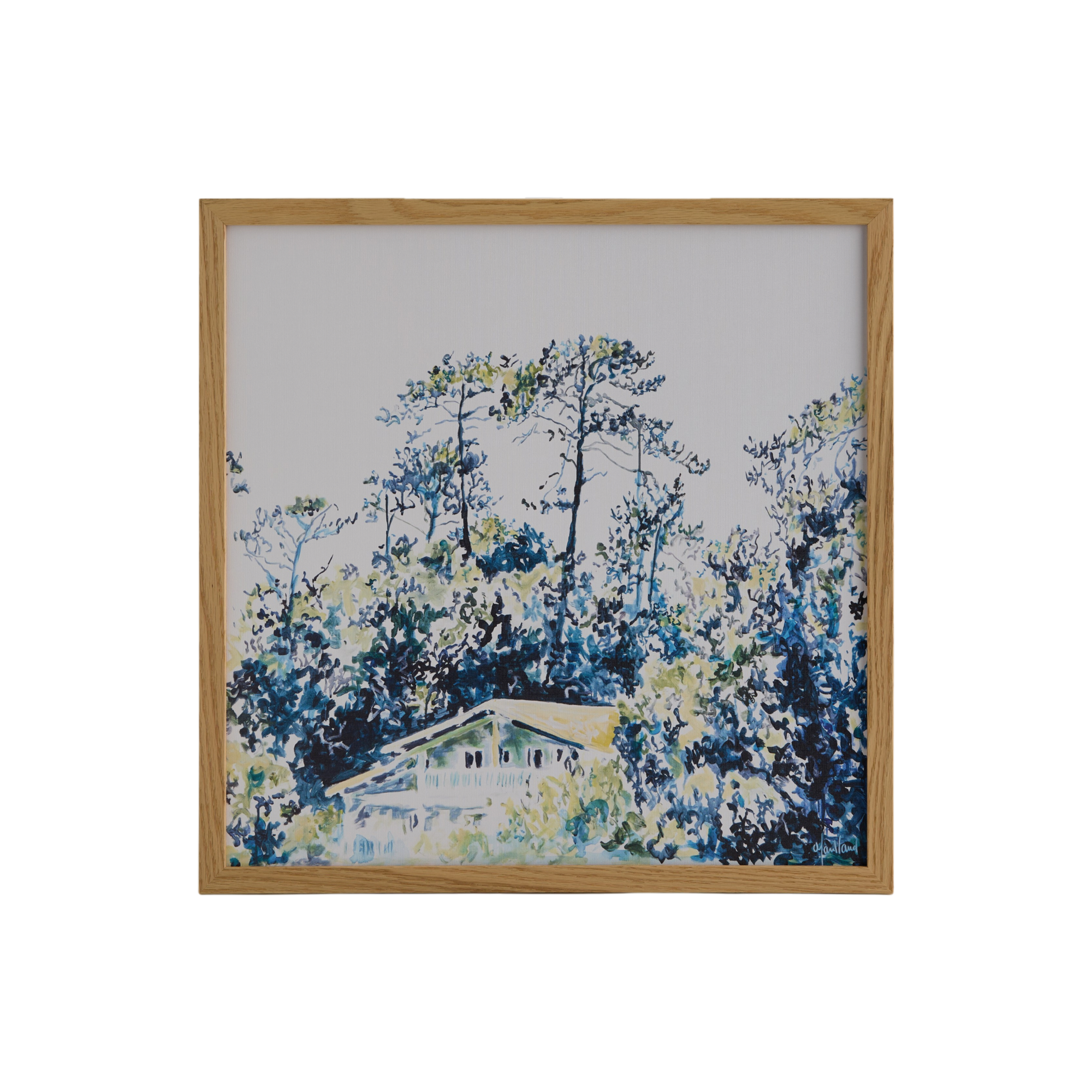 Tableau Dans tes bras 50 x 50 cm