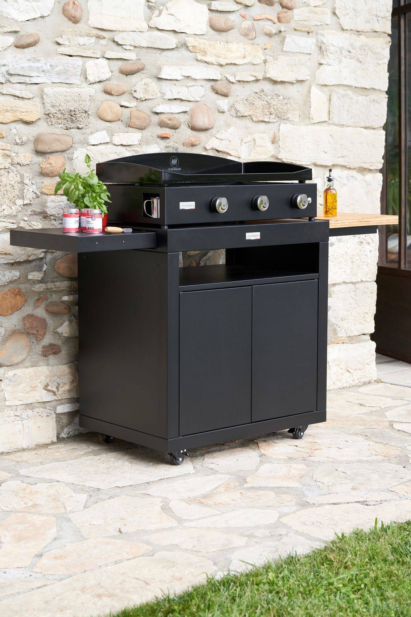 Plancha Pure Gaz 375 Noire