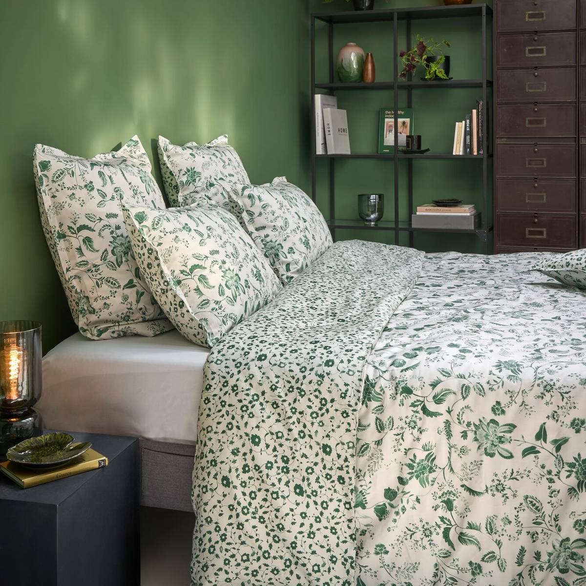 Housse de couette satin Pondichéry CAMIF Housse de couette satin Pondichéry CAMIF