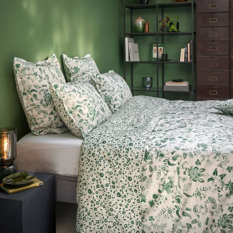 Lot de 2 taies d'oreiller satin Pondichéry Lot de 2 taies d'oreiller satin Pondichéry