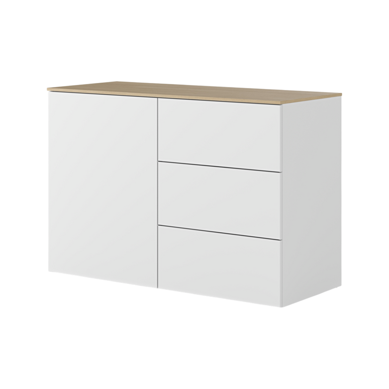 Buffet 1 porte 3 tiroirs Tilda Buffet 1 porte 3 tiroirs Tilda