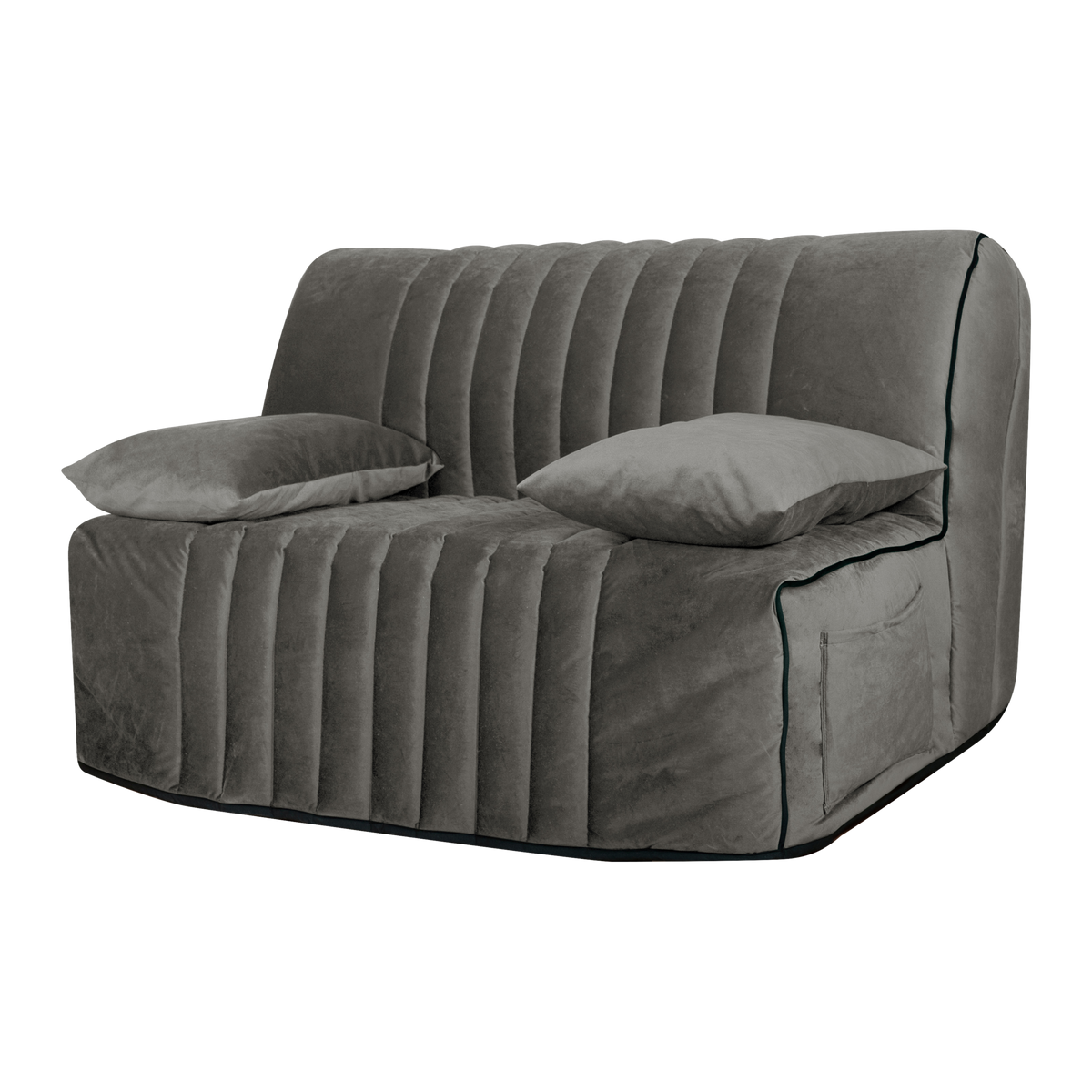 Canapé BZ velours matelas 15 cm Oriane Canapé BZ velours matelas 15 cm Oriane