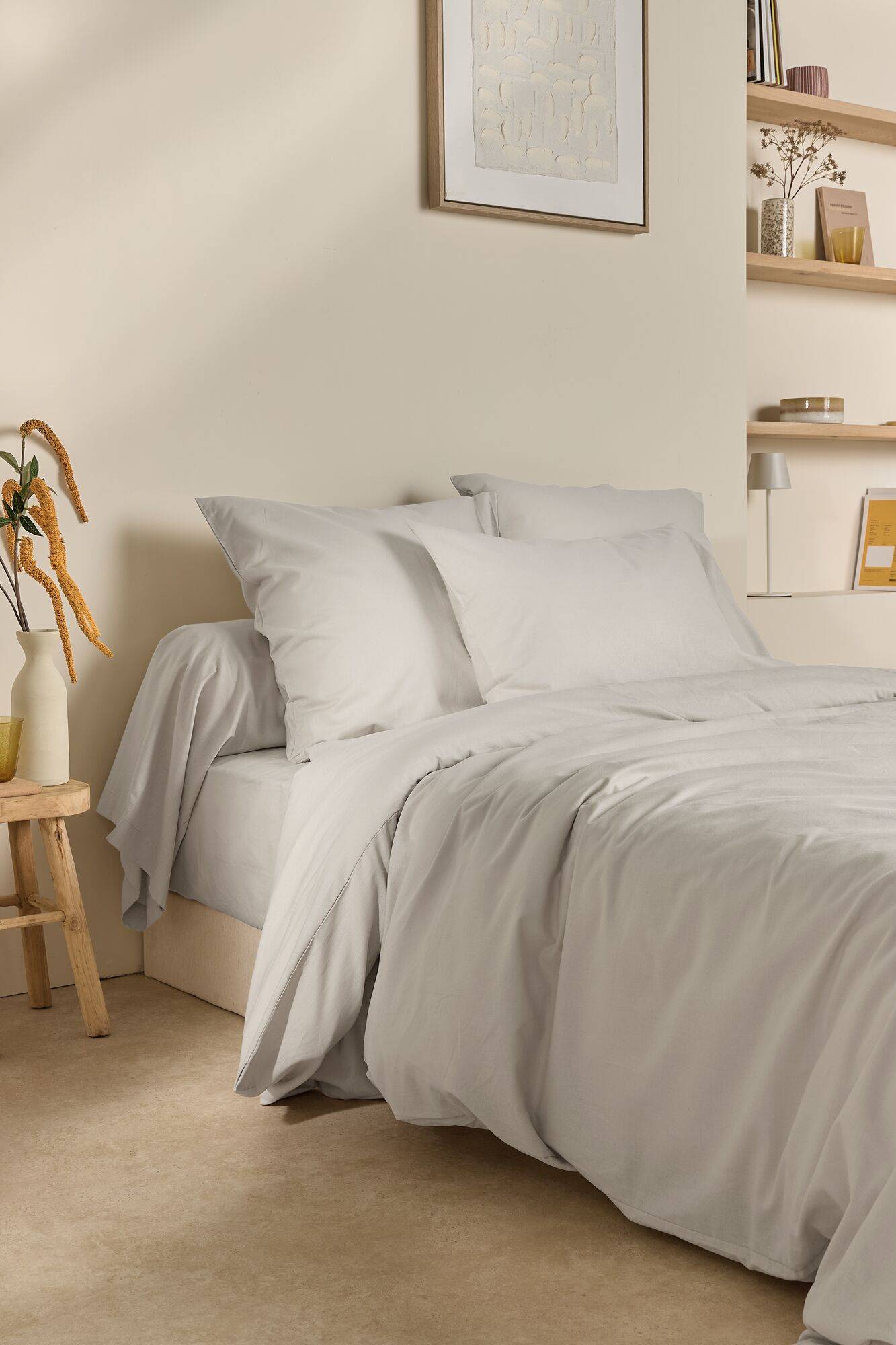 Housse de couette coton lin Valentine