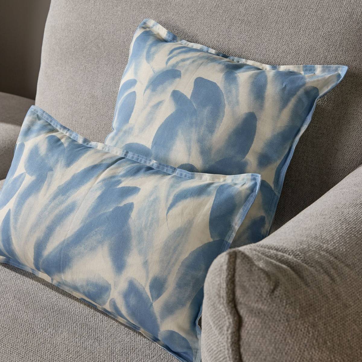 Coussin coton lin Plantain Coussin coton lin Plantain