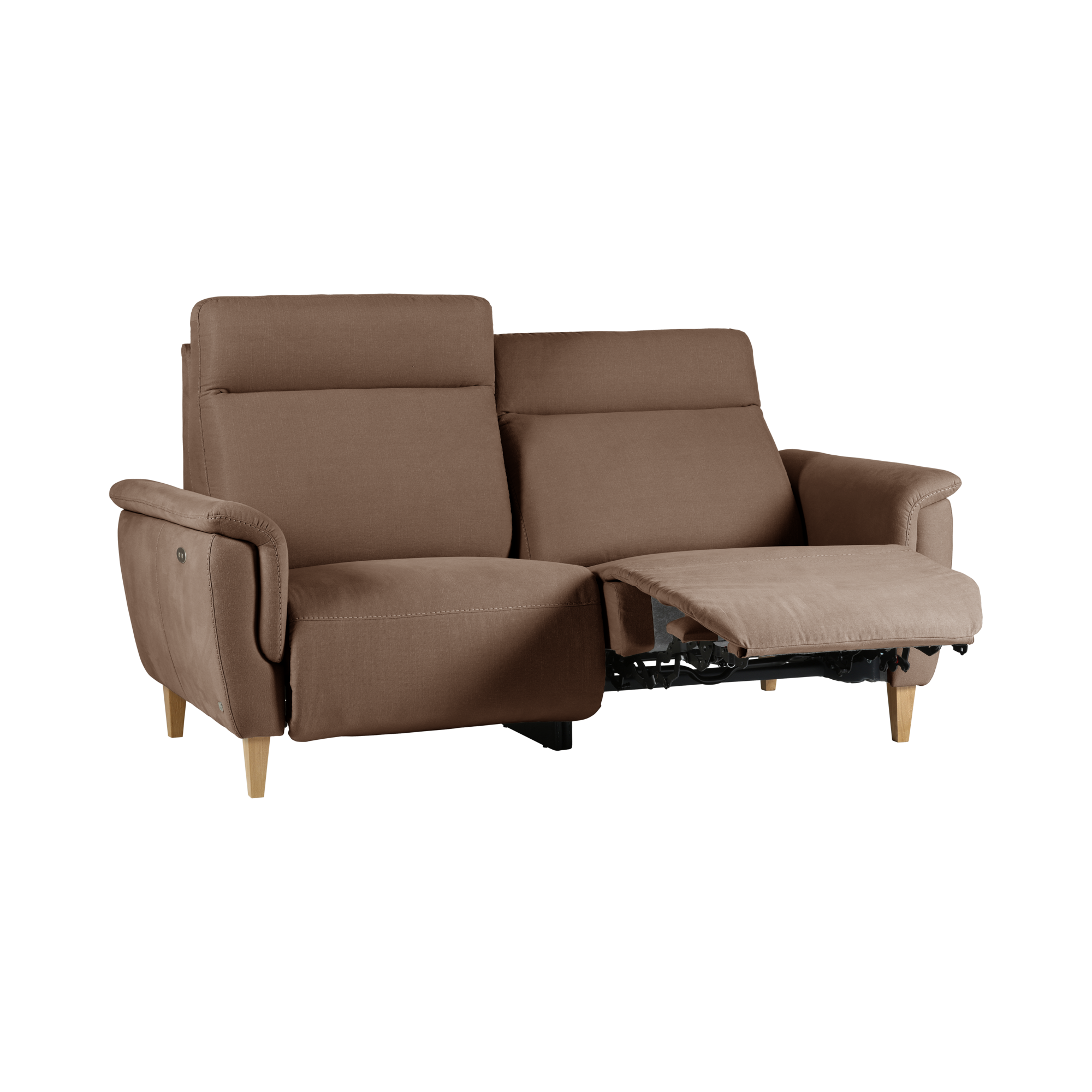 Canapé relax electrique coton lin Bergen