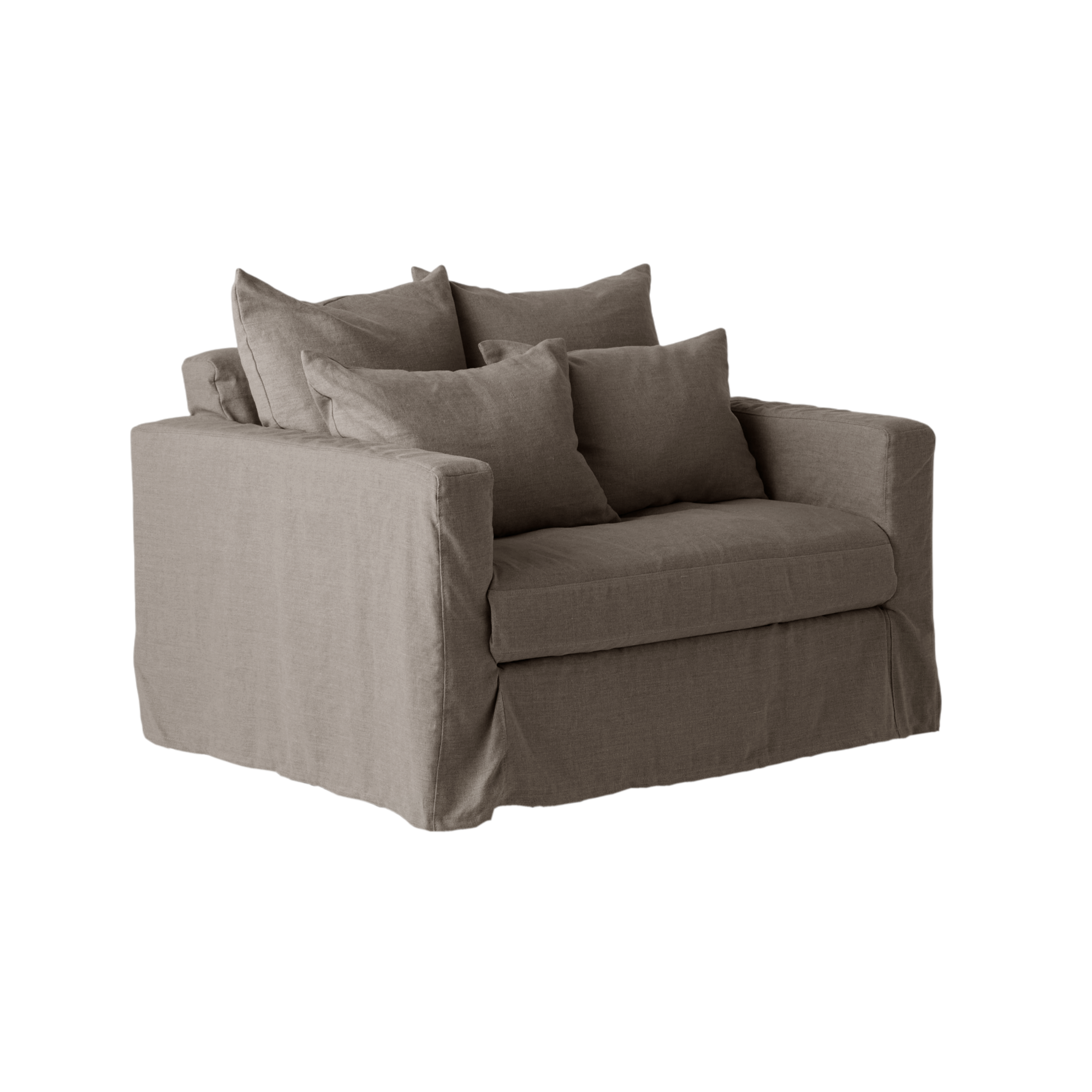 Fauteuil XL lin déhoussable Moëze