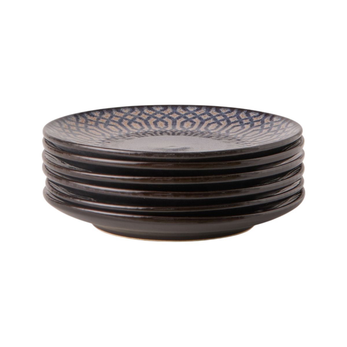 Lot de 6 Assiettes à dessert Croisé Anadia Lot de 6 Assiettes à dessert Croisé Anadia