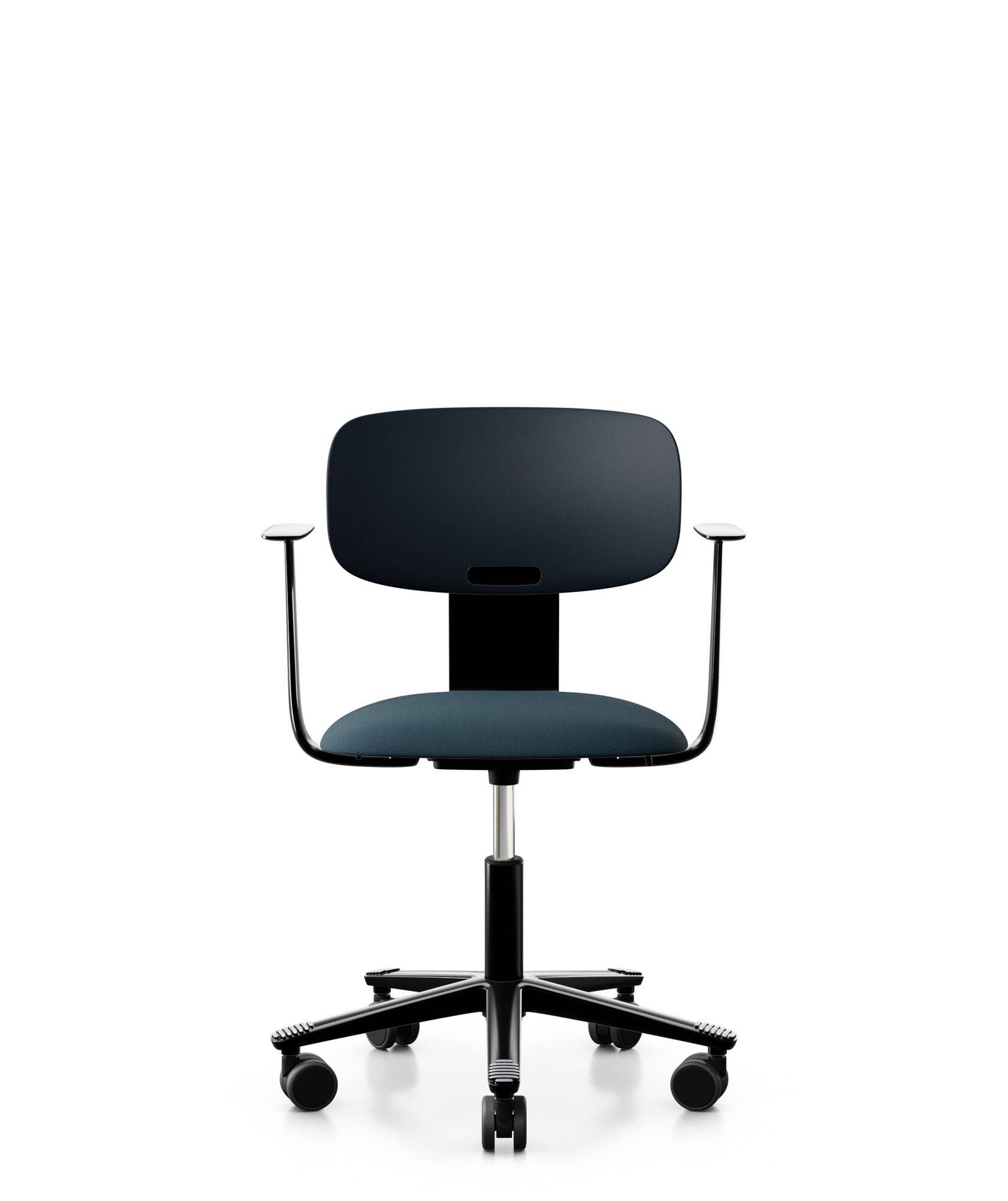 Chaise de bureau assise capitonnée avec accoudoirs Tion 2140