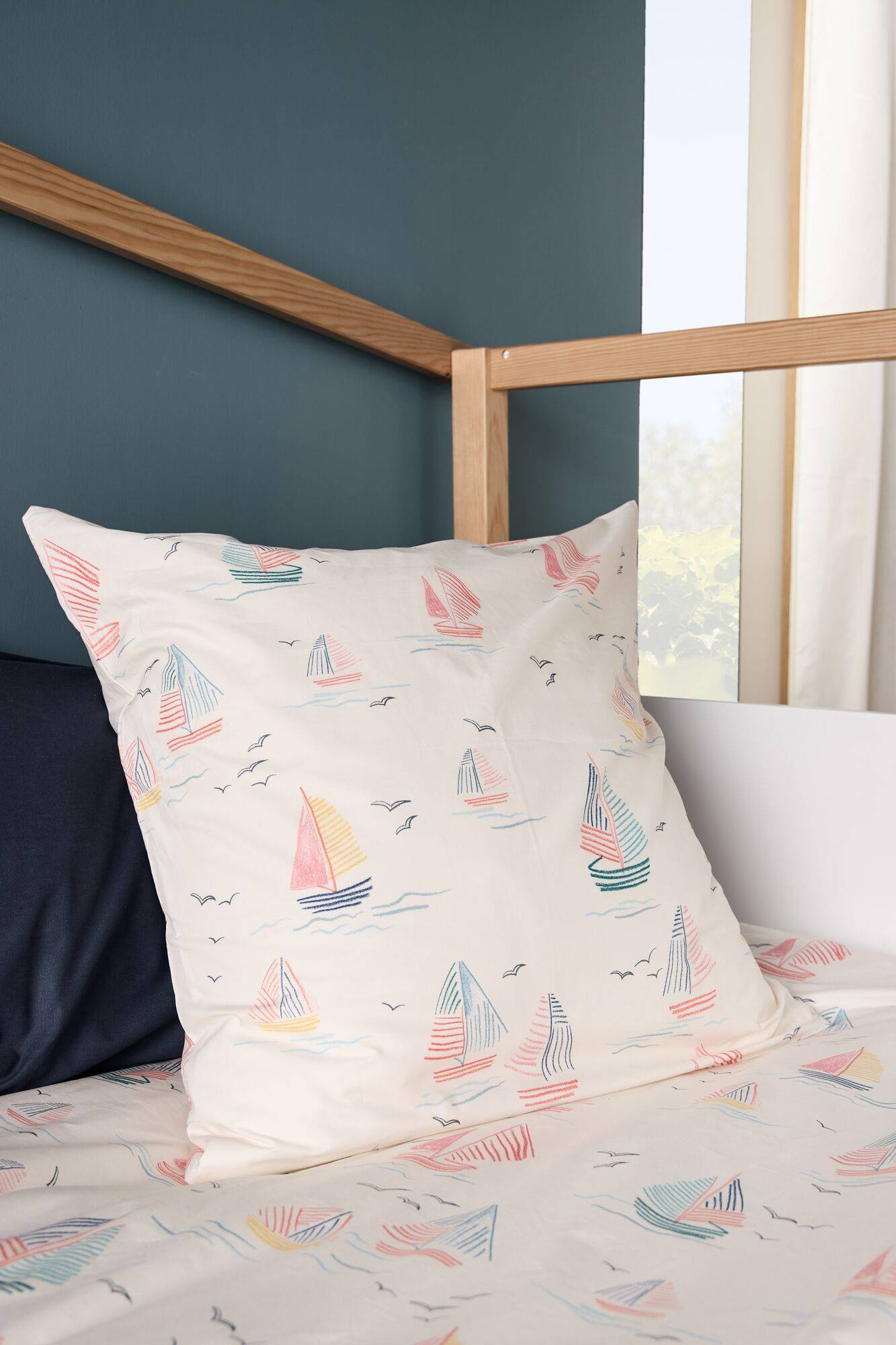 Parure de lit coton Maman les p'tits bateaux