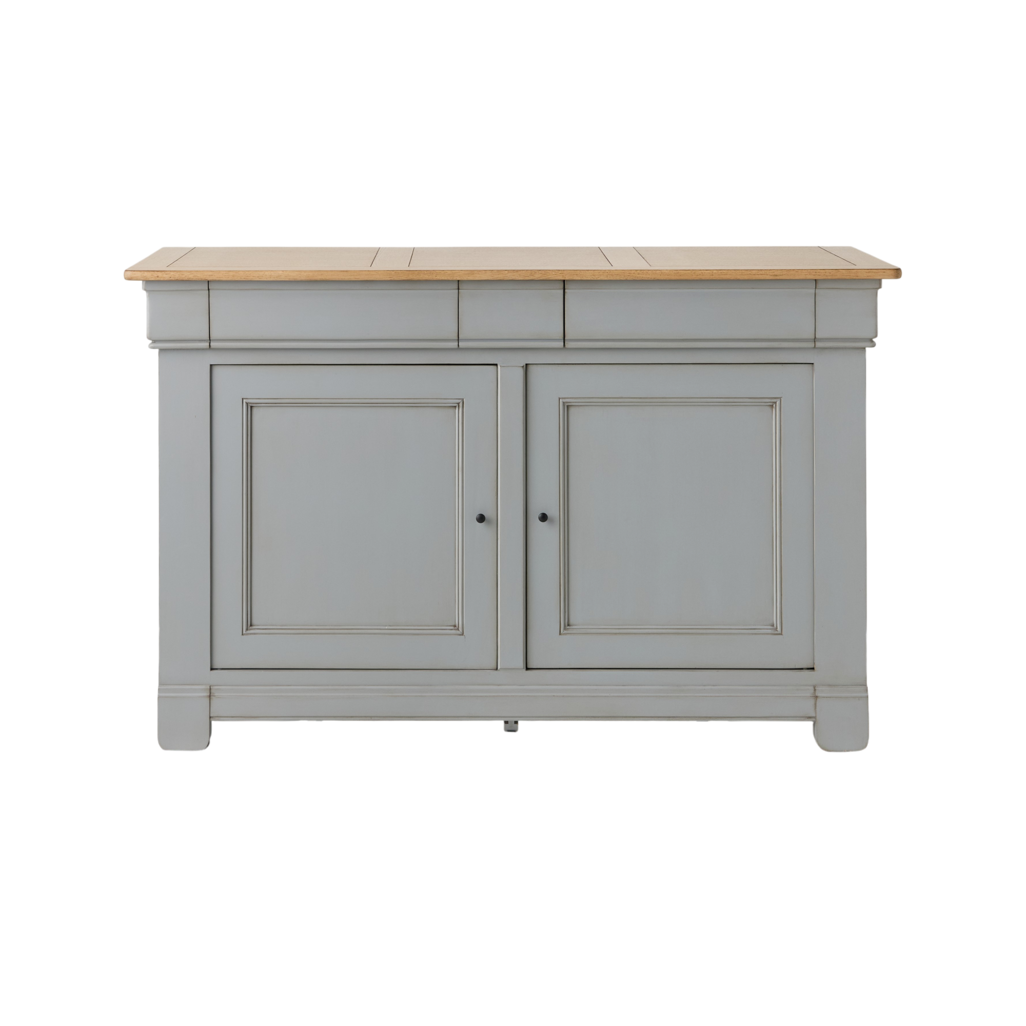 Buffet bois massif 2 portes 3 tiroirs  Embellie CAMIF
