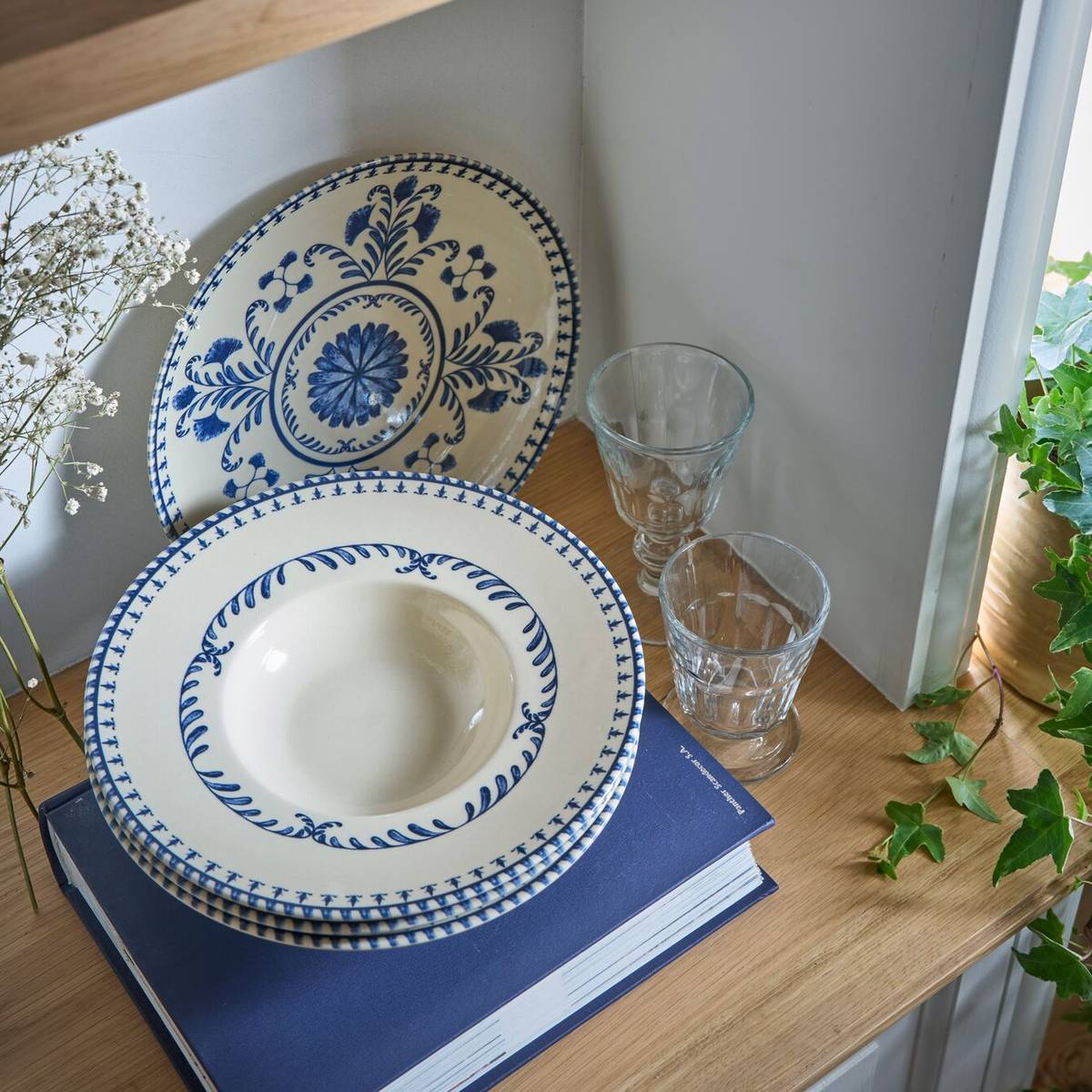 Lot de 6 Assiettes à risotto Vila Flore Lot de 6 Assiettes à risotto Vila Flore