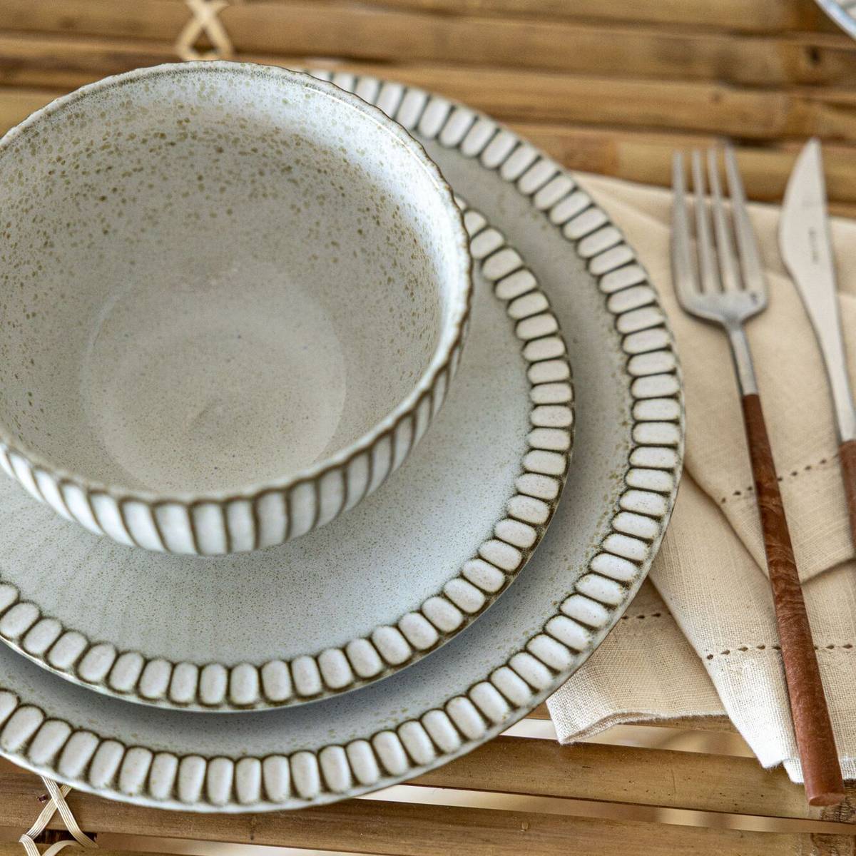Lot de 6 Assiettes plates Canelada Lot de 6 Assiettes plates Canelada