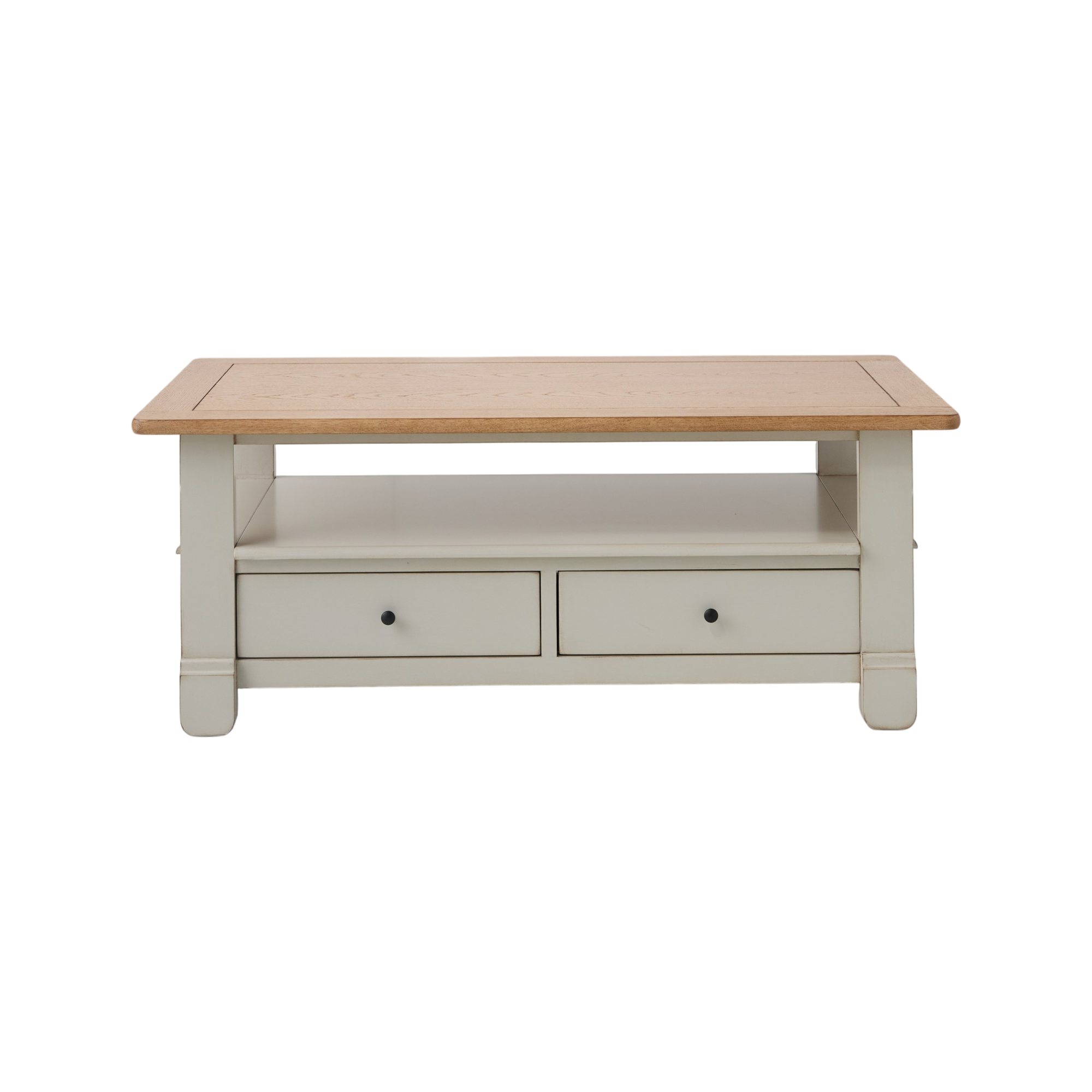 Table basse bois massif 2 tiroirs Embellie Table basse bois massif 2 tiroirs Embellie