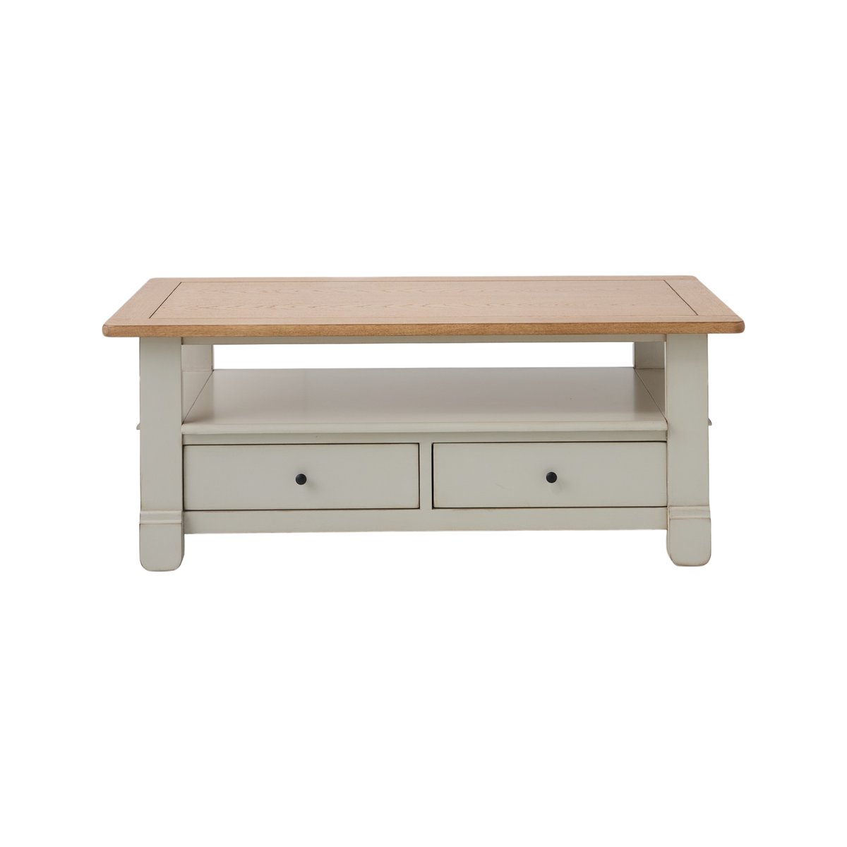 Table basse bois massif 2 tiroirs Embellie Table basse bois massif 2 tiroirs Embellie