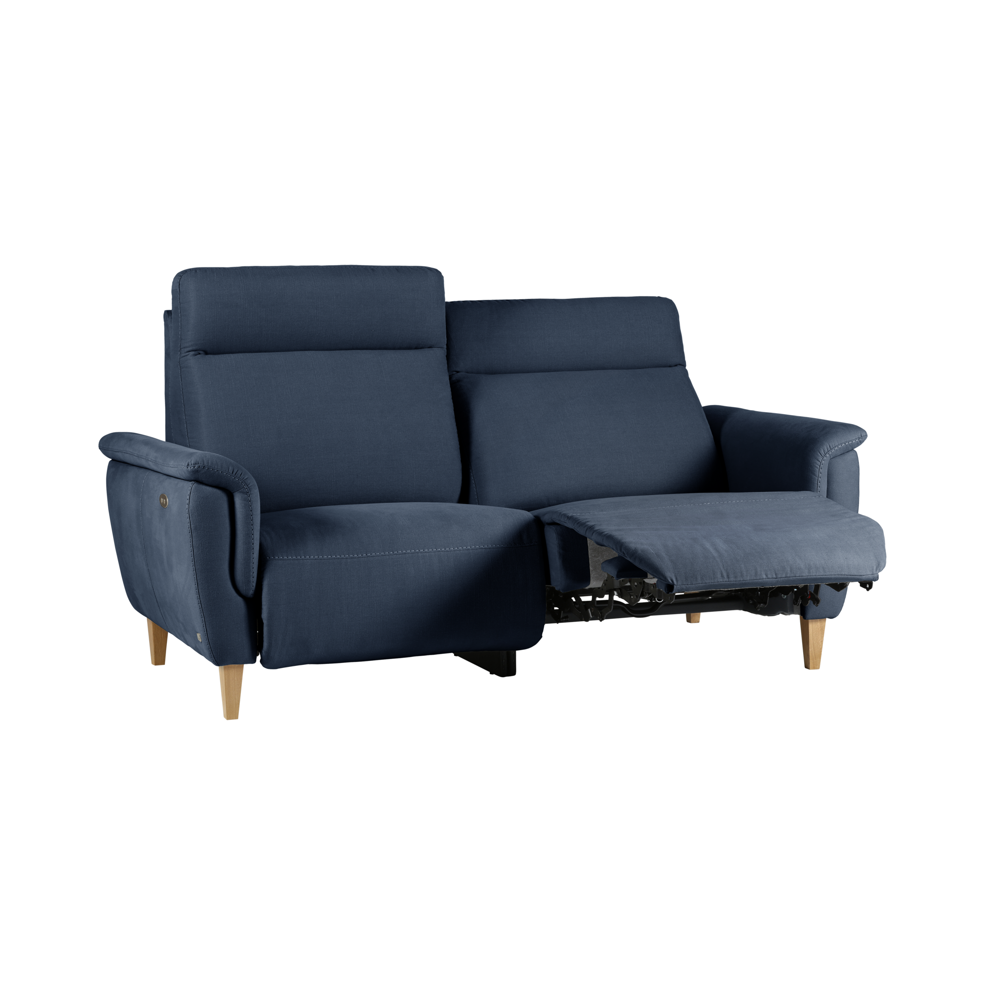 Canapé relax electrique coton lin Bergen