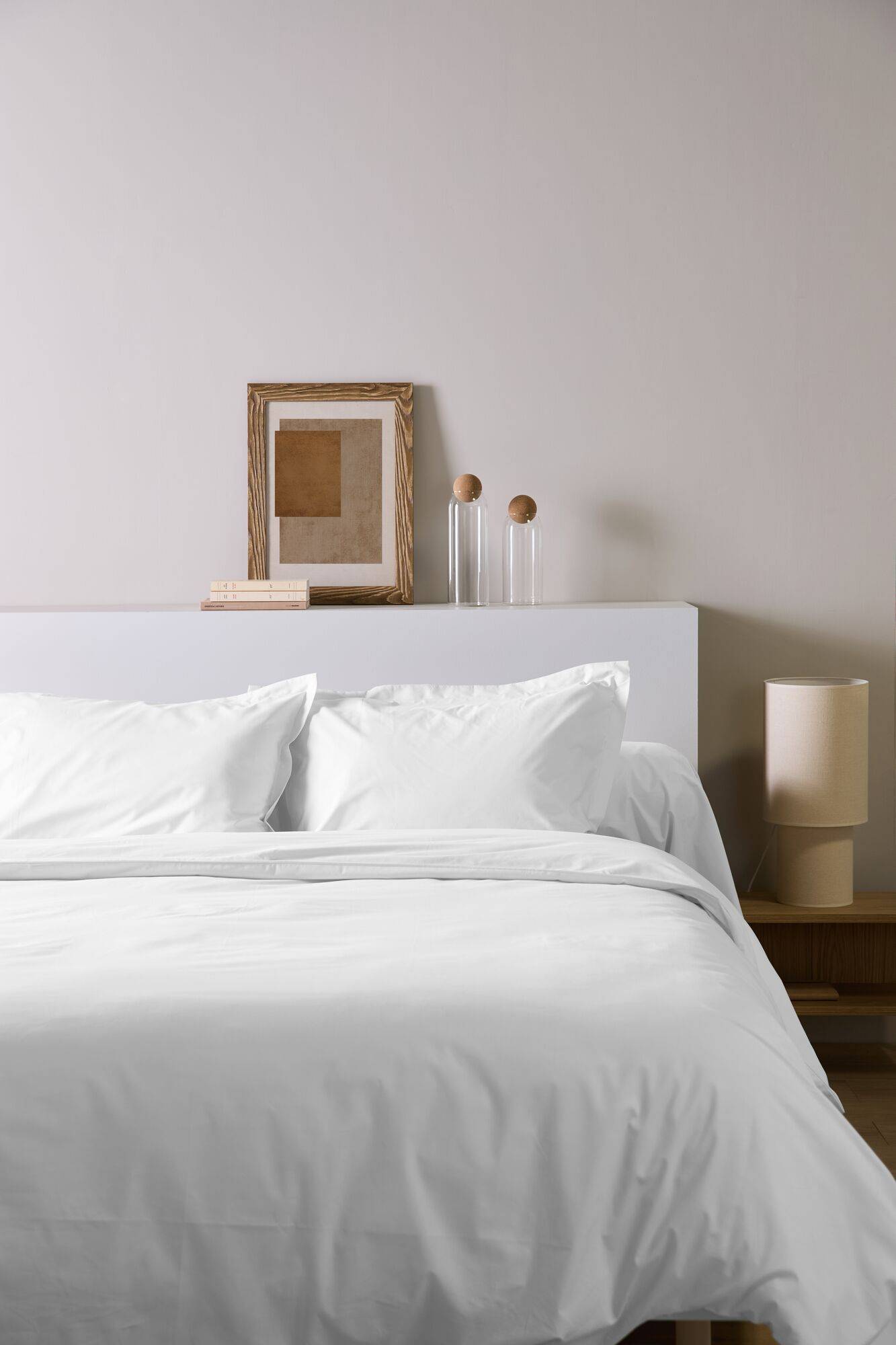 Drap housse literie de relaxation percale bio Elise