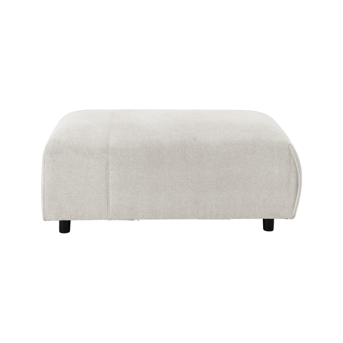 Pouf pour canapé modulable tissu Solal Pouf pour canapé modulable tissu Solal