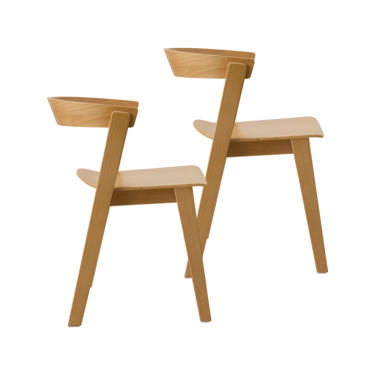 Lot de 2 chaises bois massif Teva Lot de 2 chaises bois massif Teva