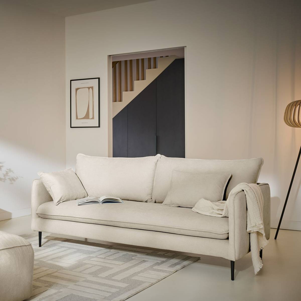 Canapé convertible tissu Oden Canapé convertible tissu Oden