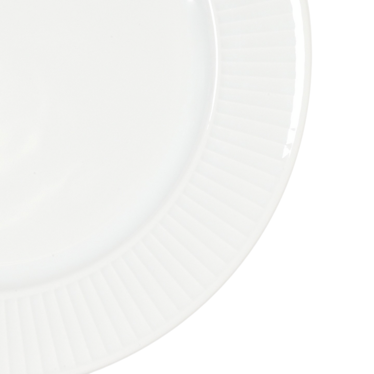 Lot de 6 Assiettes plates Plissé Lot de 6 Assiettes plates Plissé