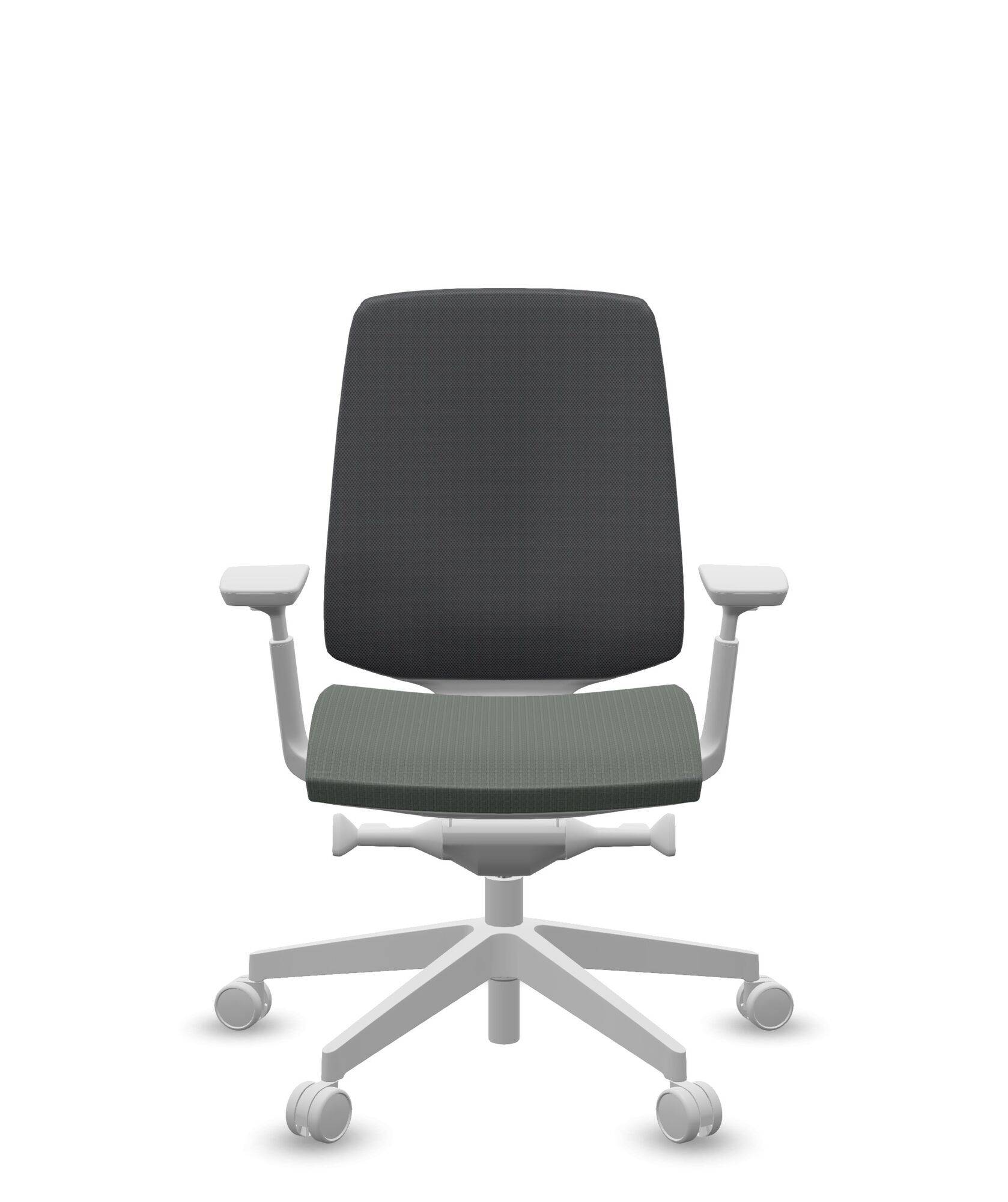 Fauteuil de bureau base grise et dossier résille Light Up 250SL