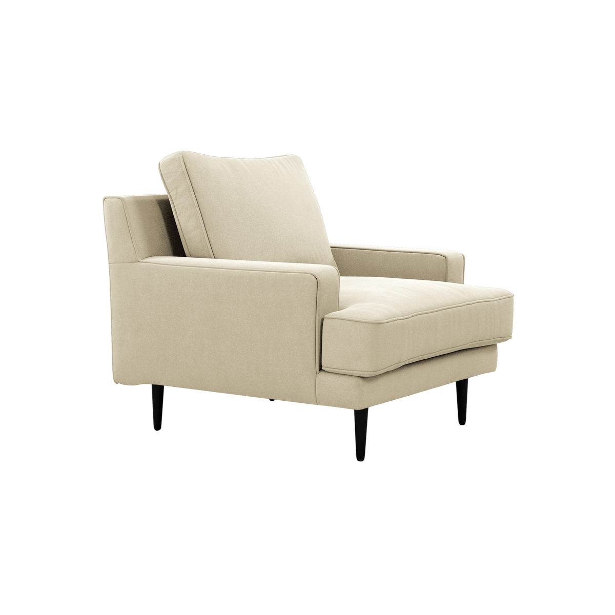 Fauteuil tissu velours Oscar Fauteuil tissu velours Oscar