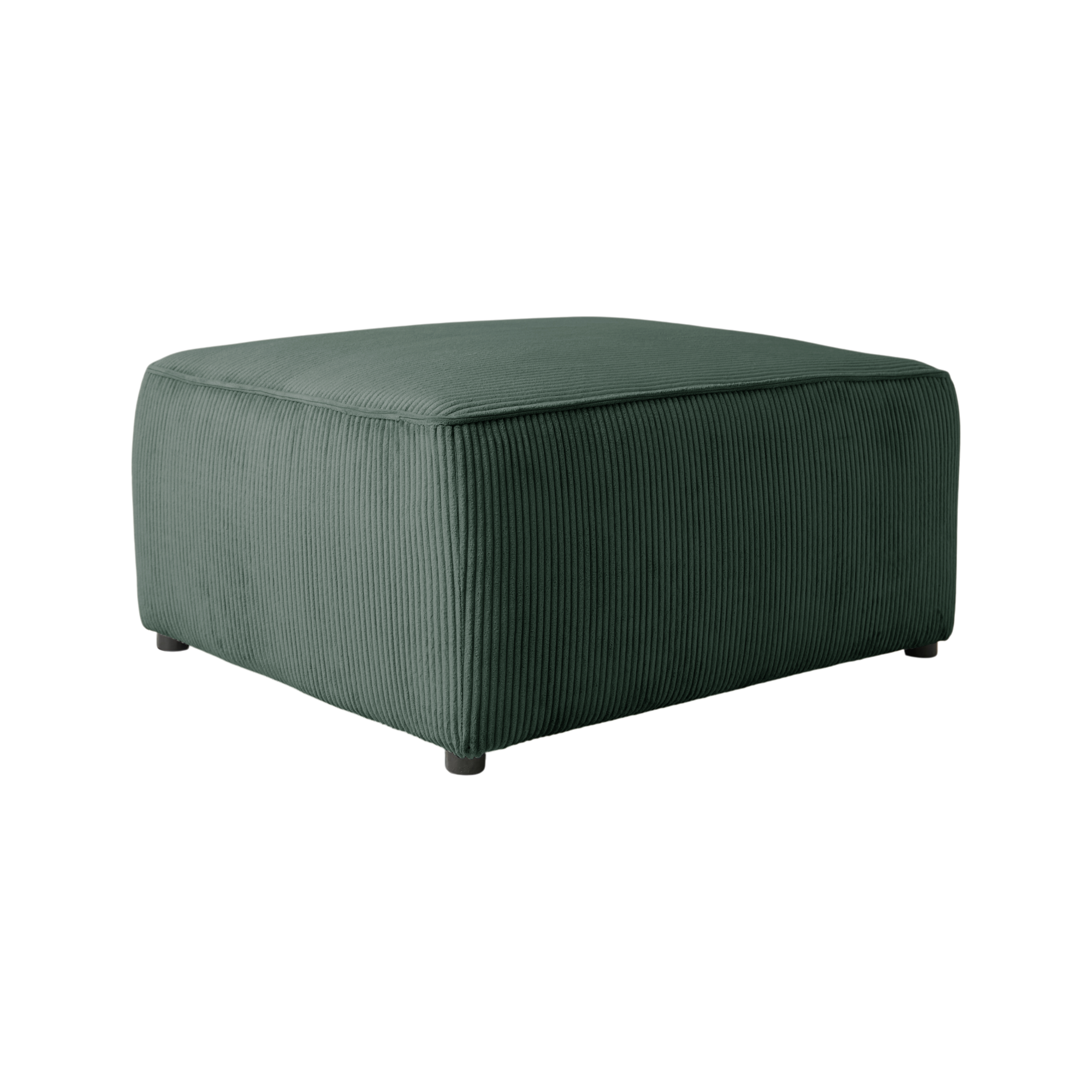 Grand pouf velours côtelé Otto