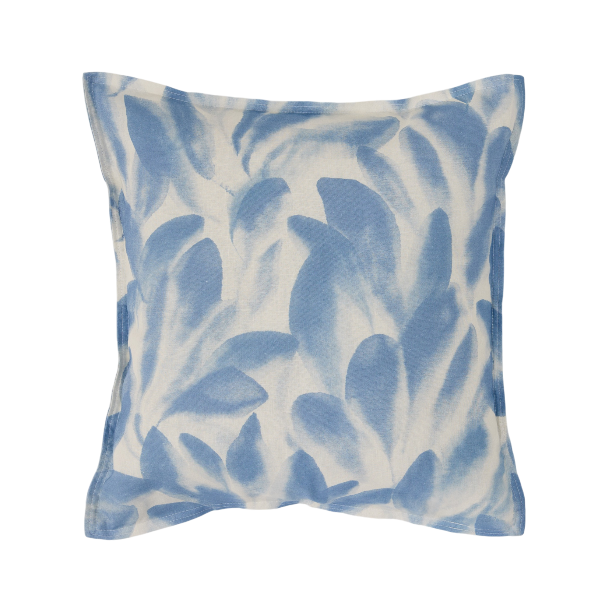 Coussin coton lin Plantain