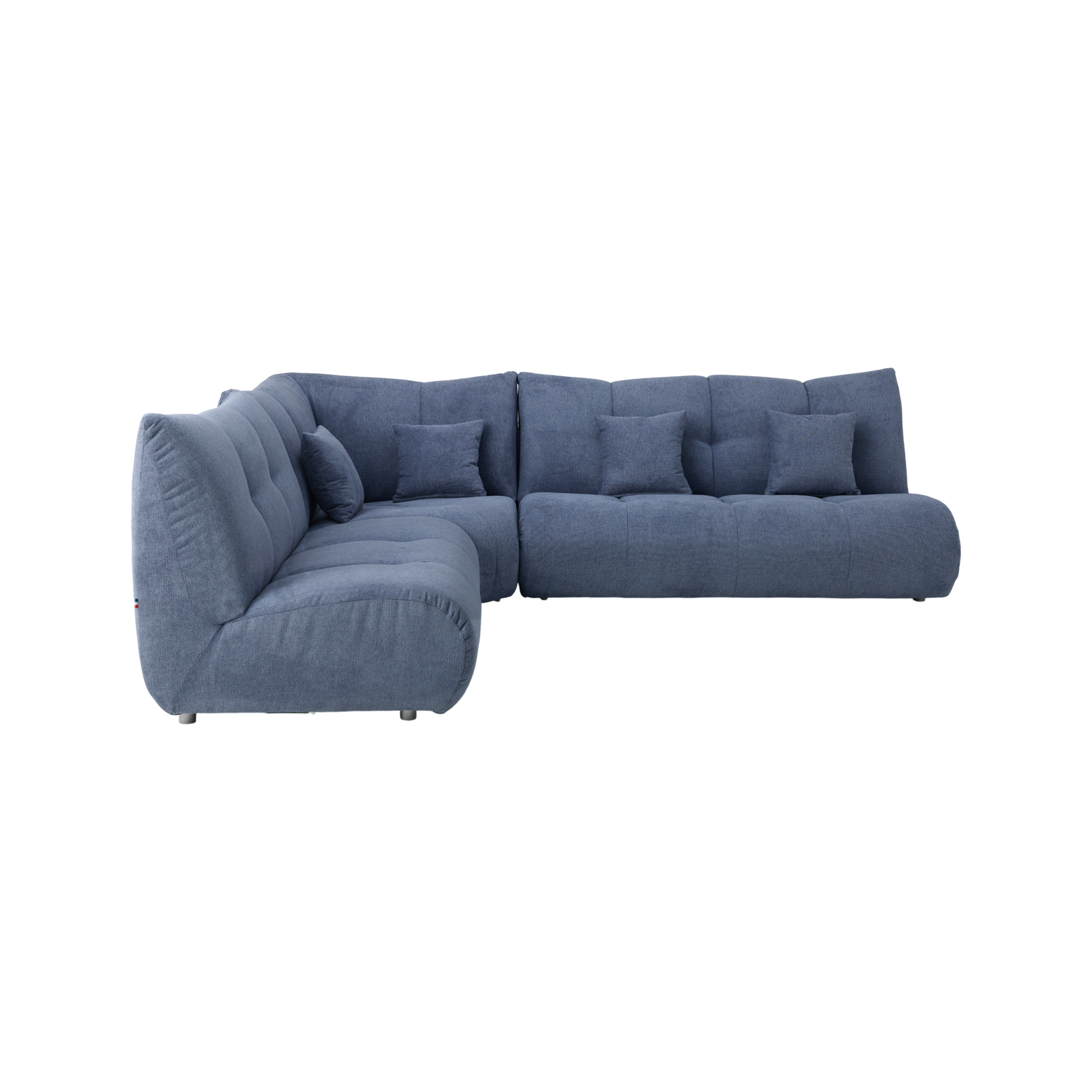 Canapé d'angle modulable tissu Benny