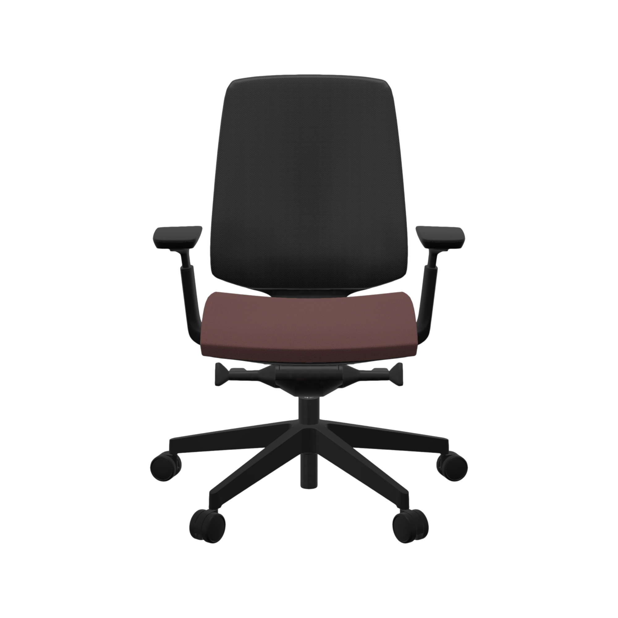 Fauteuil de bureau base noire et dossier résille Light Up 250SL