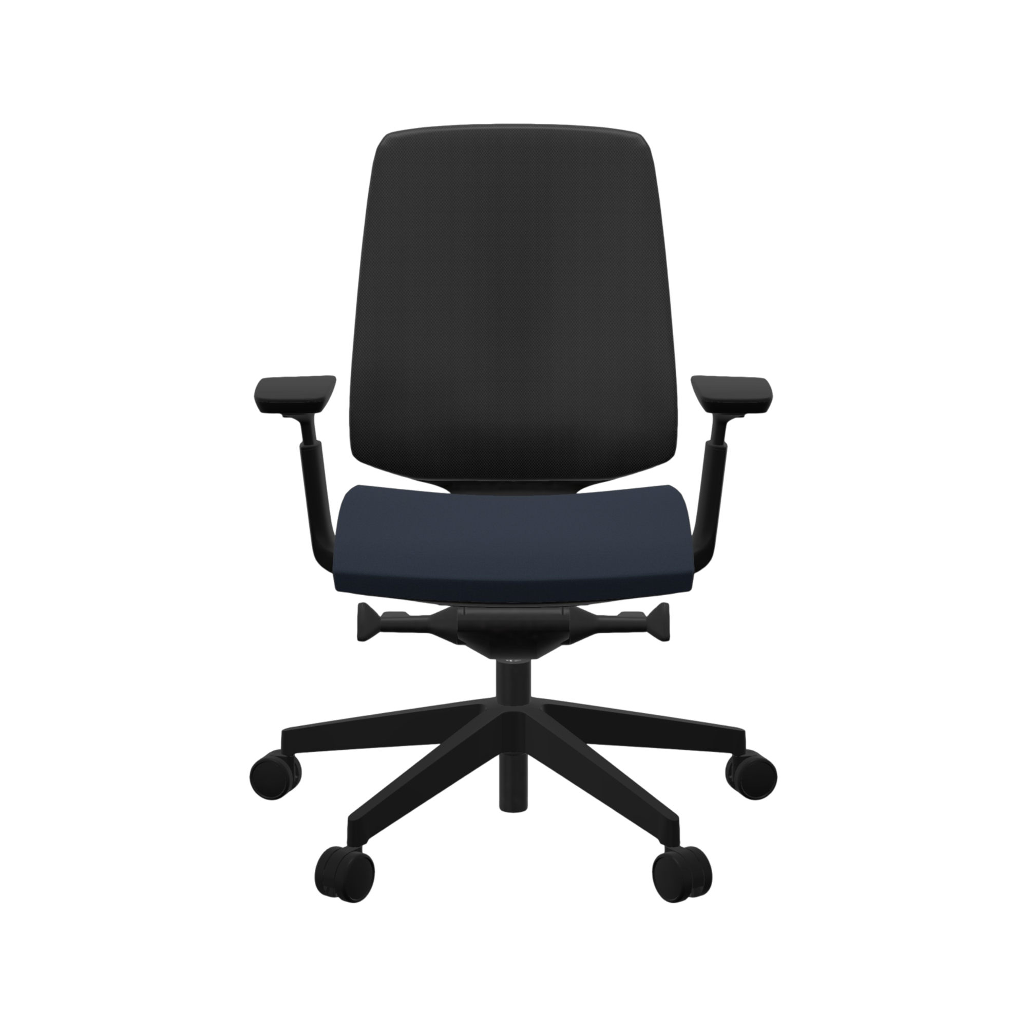 Fauteuil de bureau base noire et dossier résille Light Up 250SL - Image 1