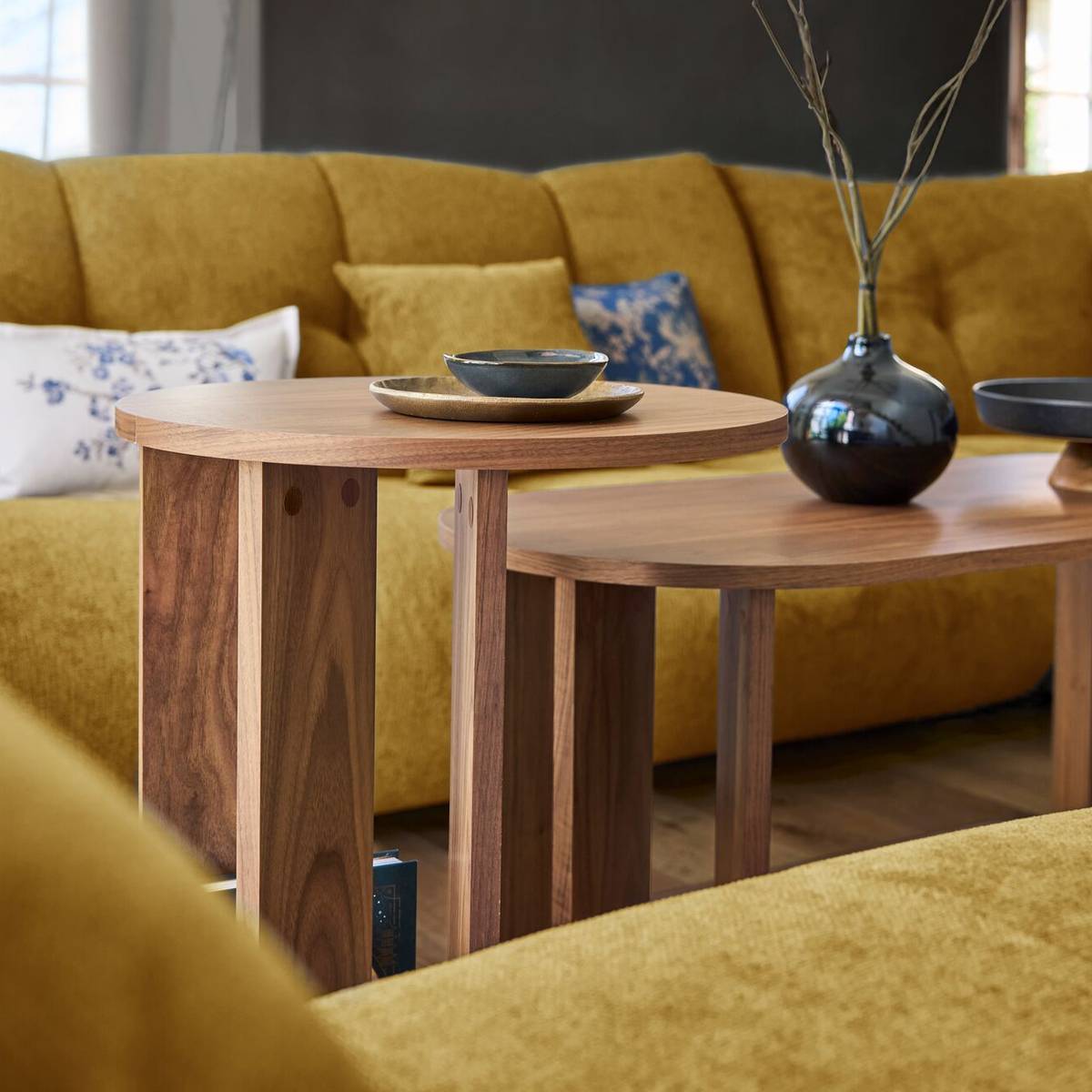 Canapé d'angle modulable tissu Benny Canapé d'angle modulable tissu Benny