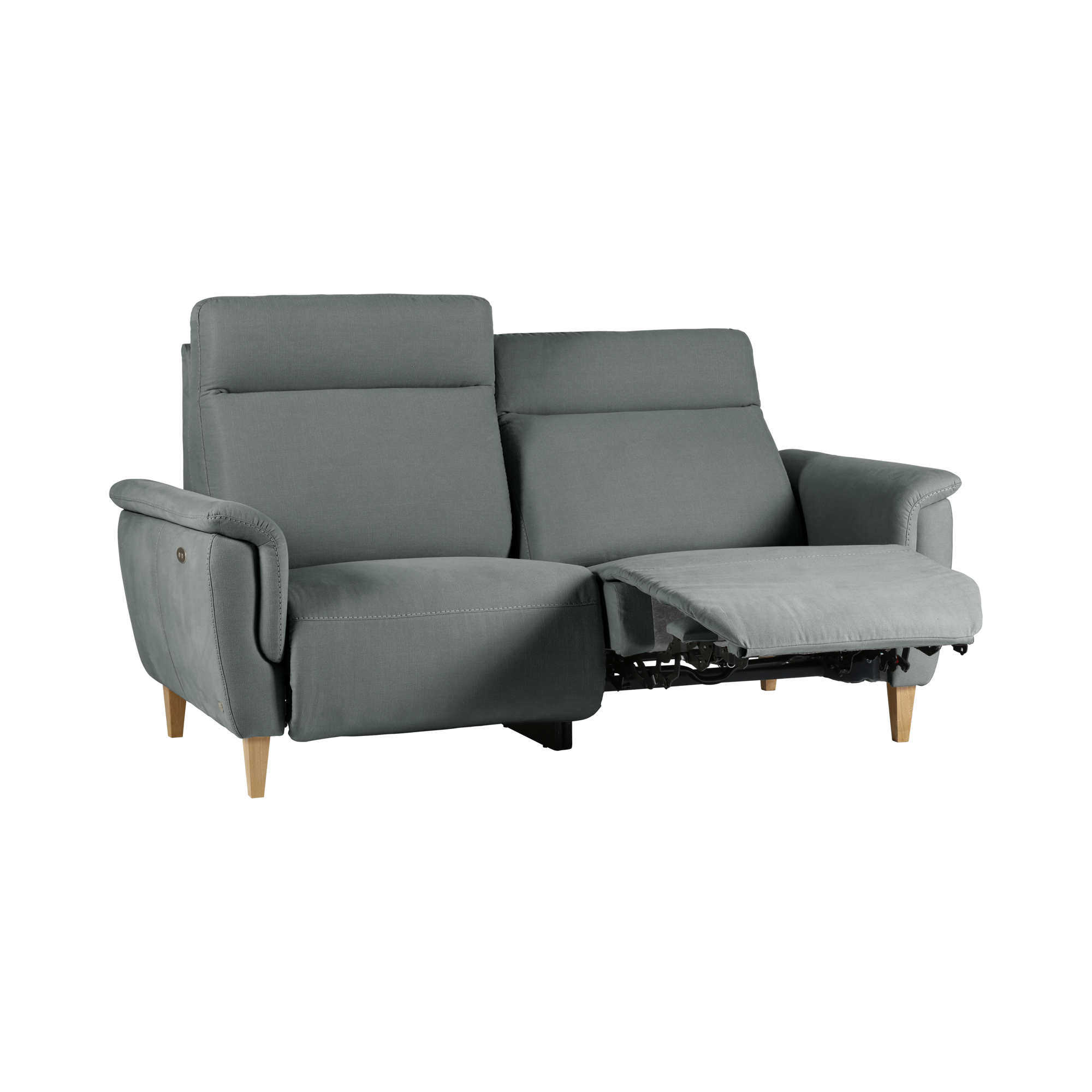 Canapé relax electrique coton lin Bergen