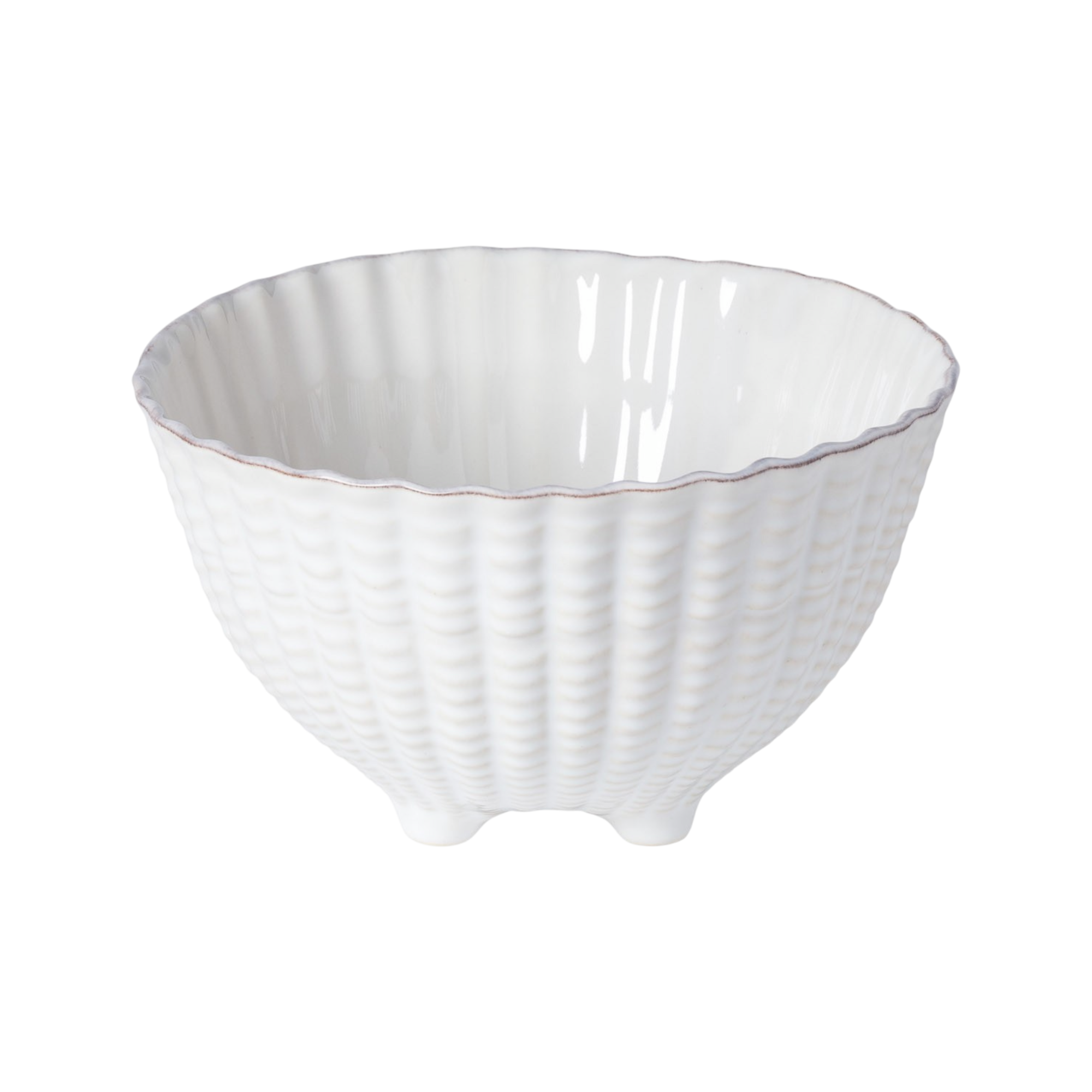 Grand bol grès déco coquillage Aparte