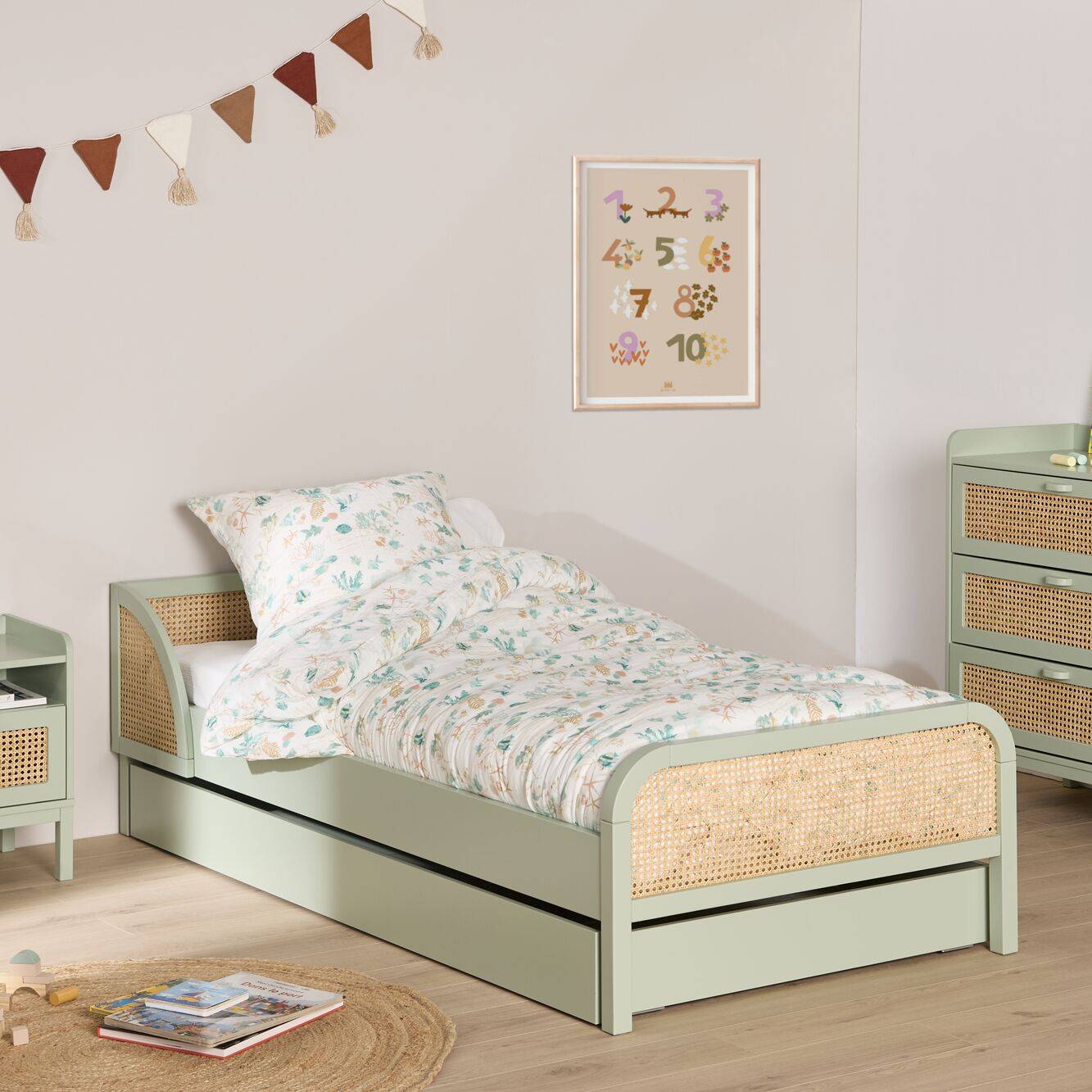 Parure De Lit Enfant Gaze De Coton Chansons D'eaux Douces-image