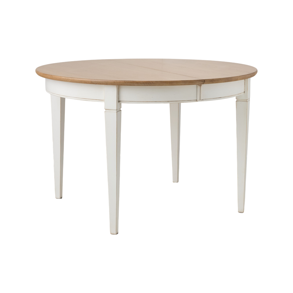 Table à manger ronde extensible bois massif 4 à 8 personnes Embellie CAMIF Table à manger ronde extensible bois massif 4 à 8 personnes Embellie CAMIF