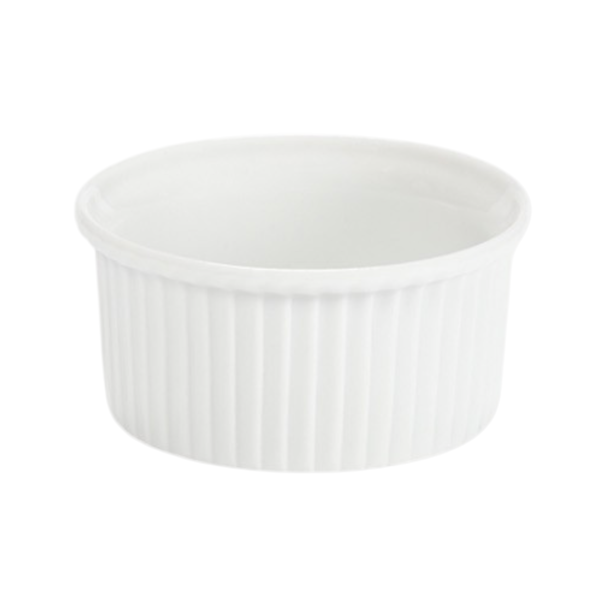 Lot de 6 Ramequins bords en porcelaine