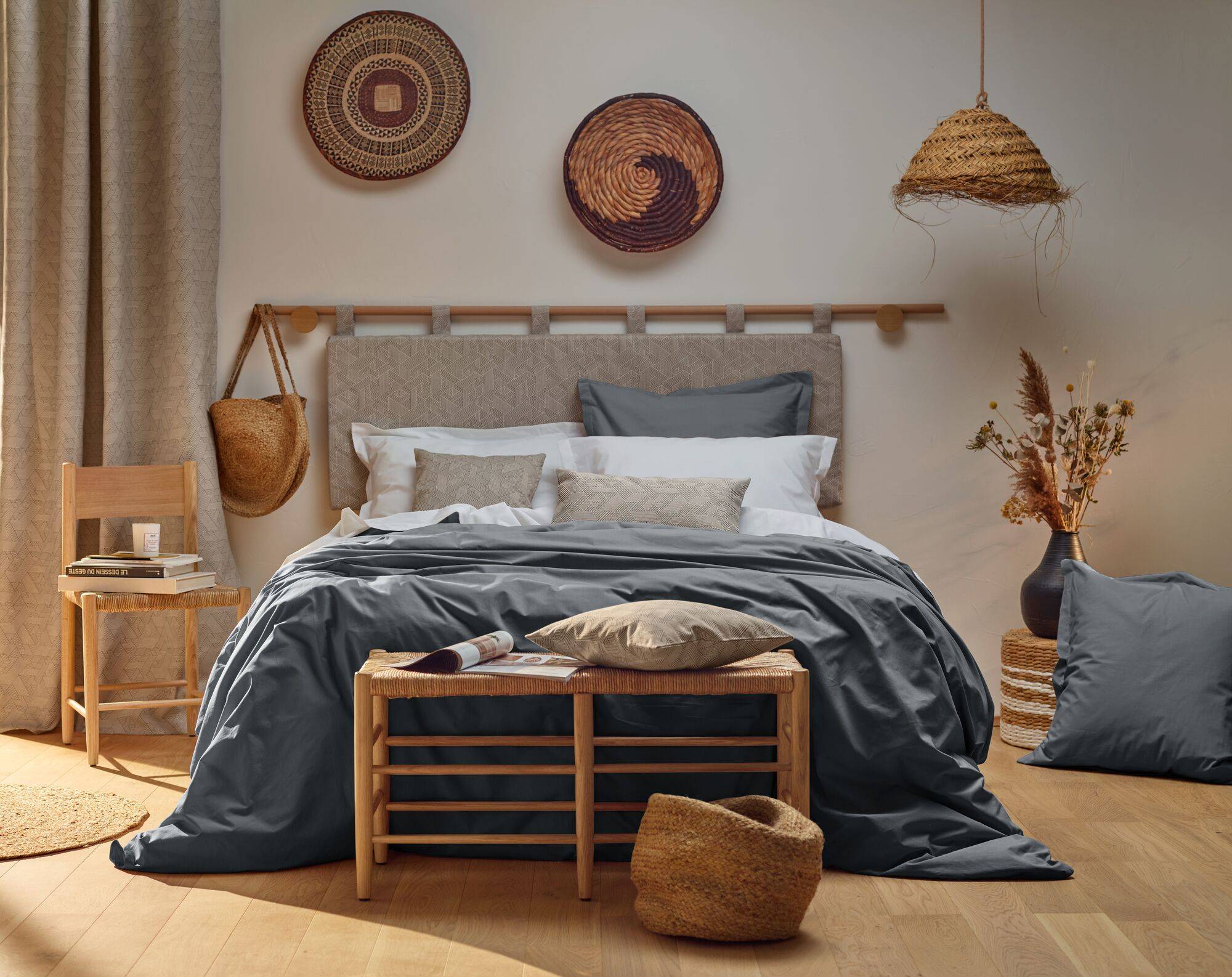 Housse de couette percale bio Elise