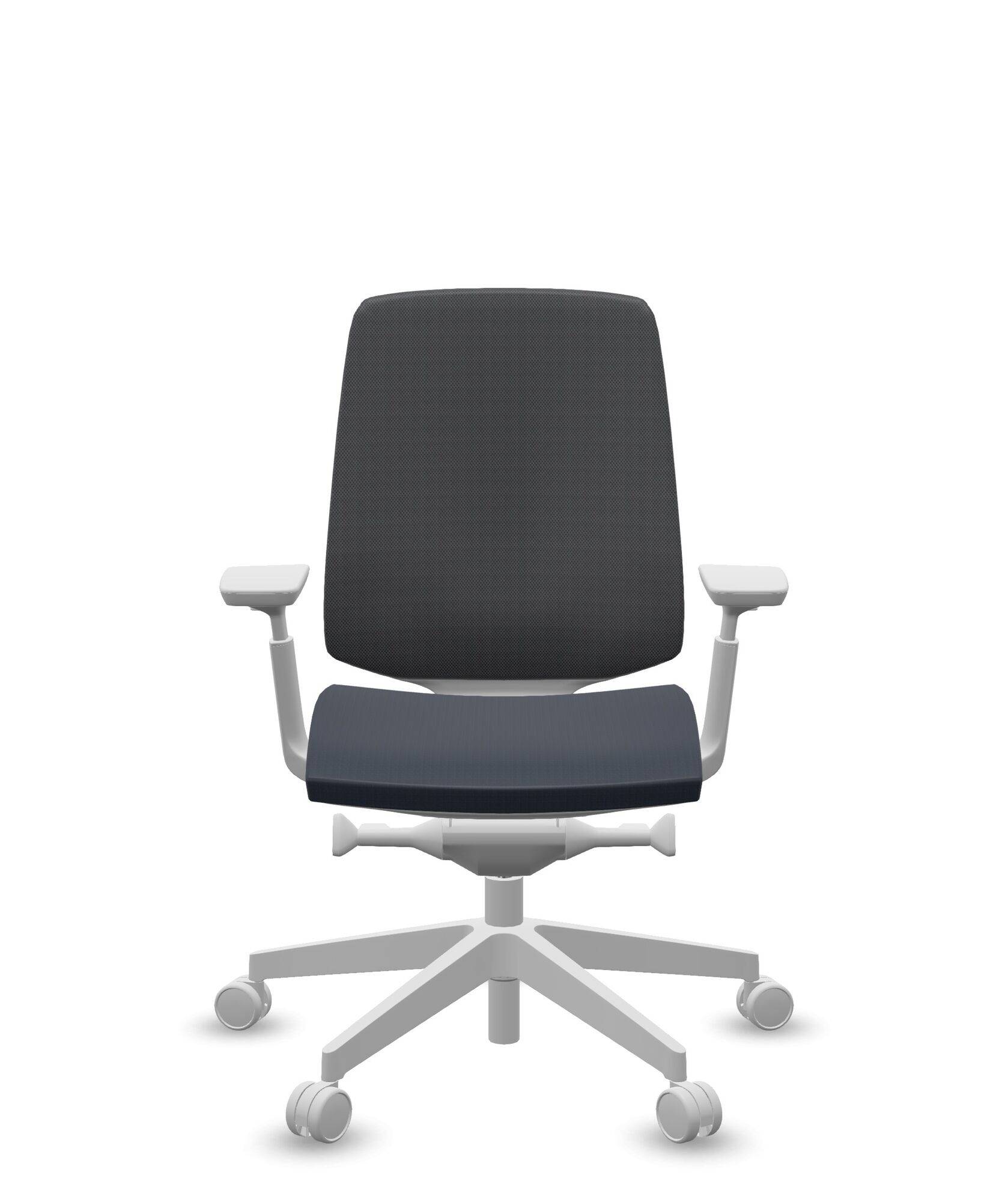 Fauteuil de bureau base grise et dossier résille Light Up 250SL